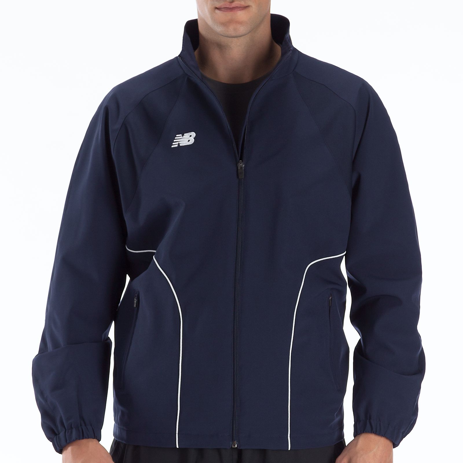 Peak Warm Up Jacket, Team Navy with White