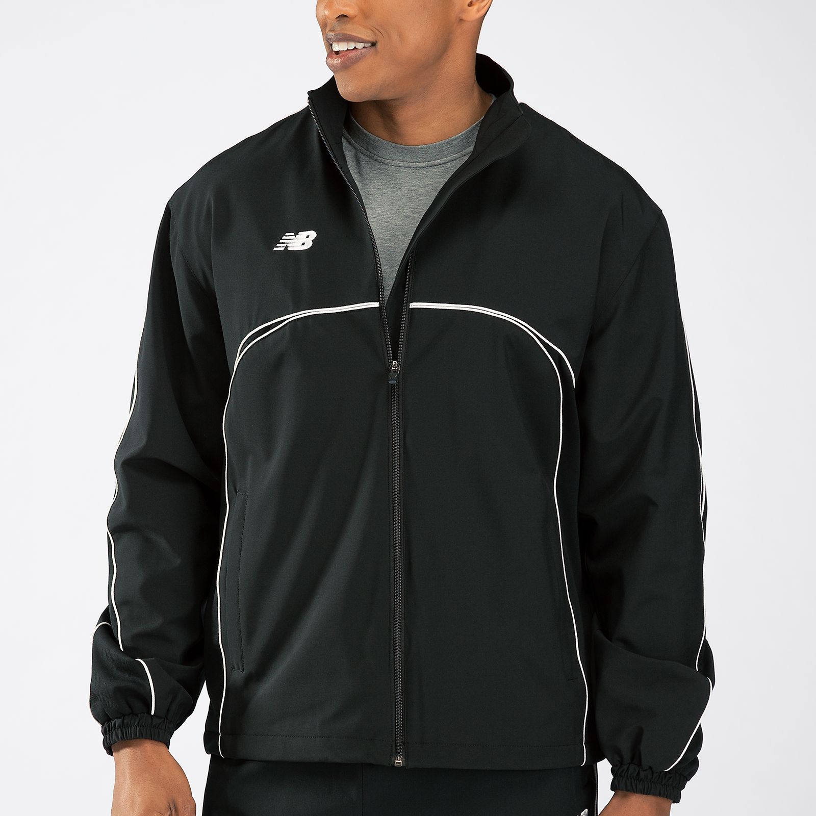Zone Warm Up Jacket, Team Black