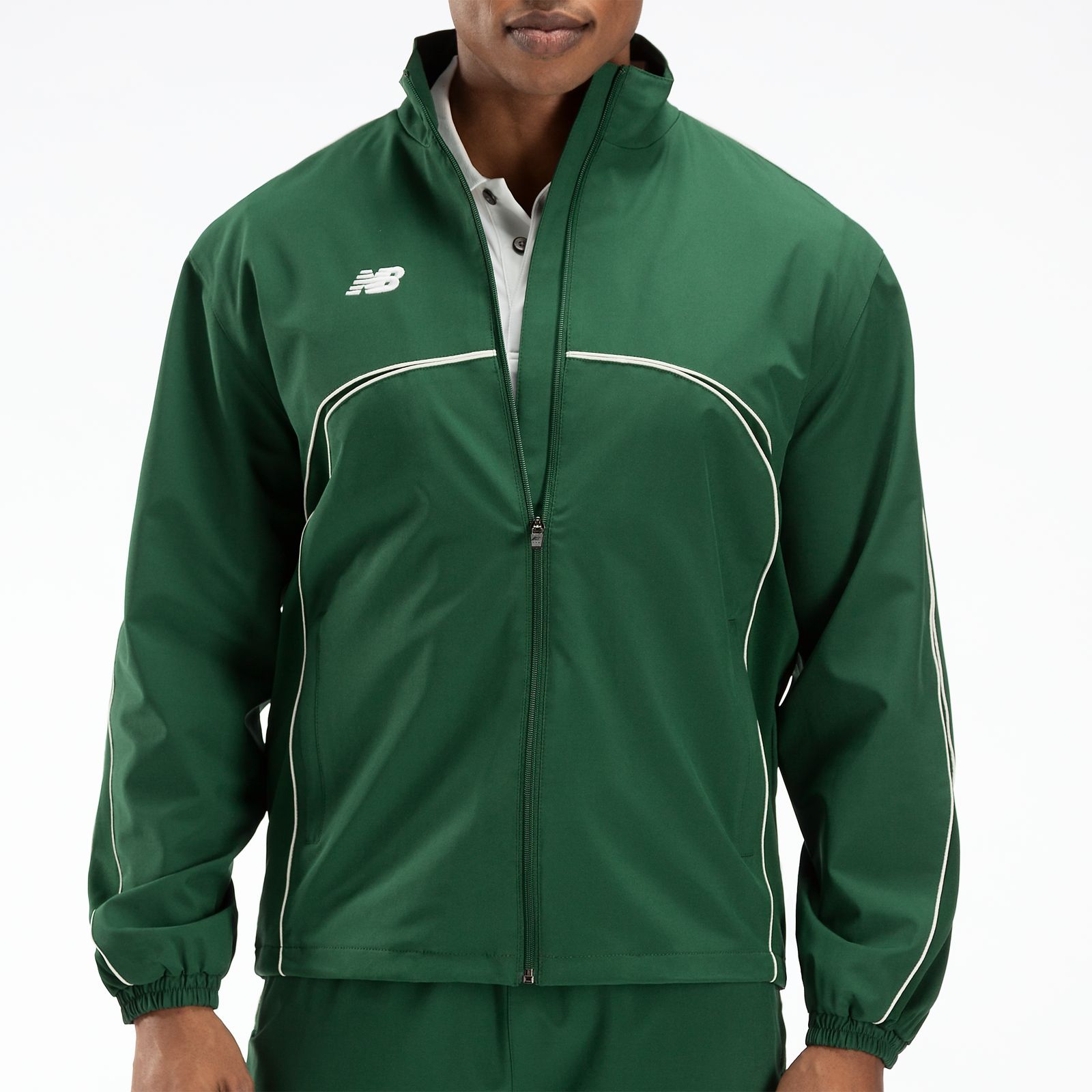 Zone Warm Up Jacket, Team Dark Green