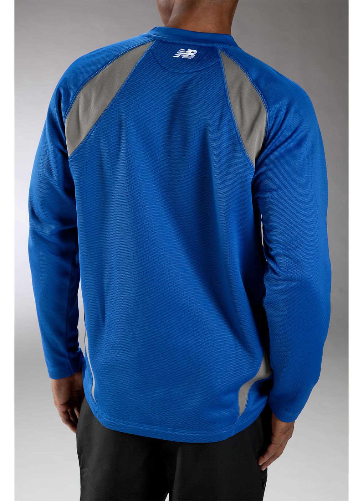 Performance Fleece Pullover, Team Royal with Grey