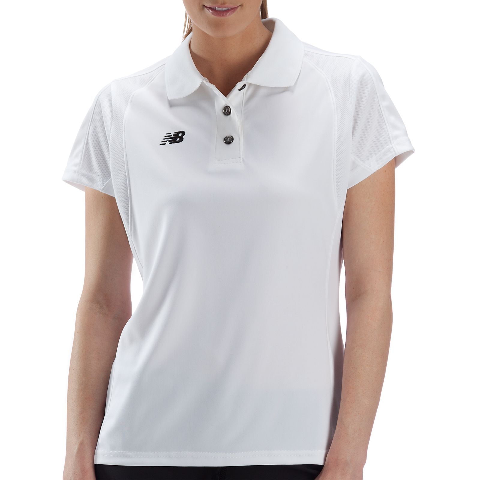Two Button Jersey, White