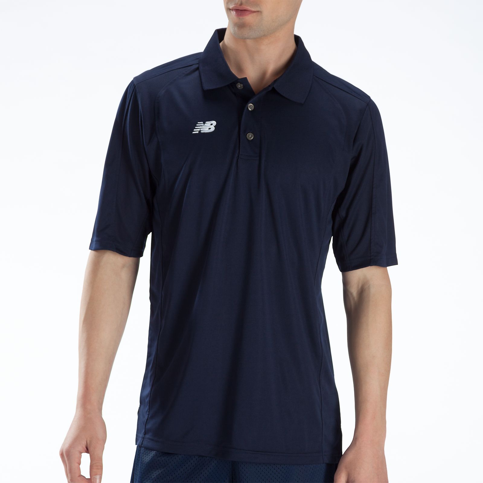 Solid Short Sleeve Polo, Team Navy