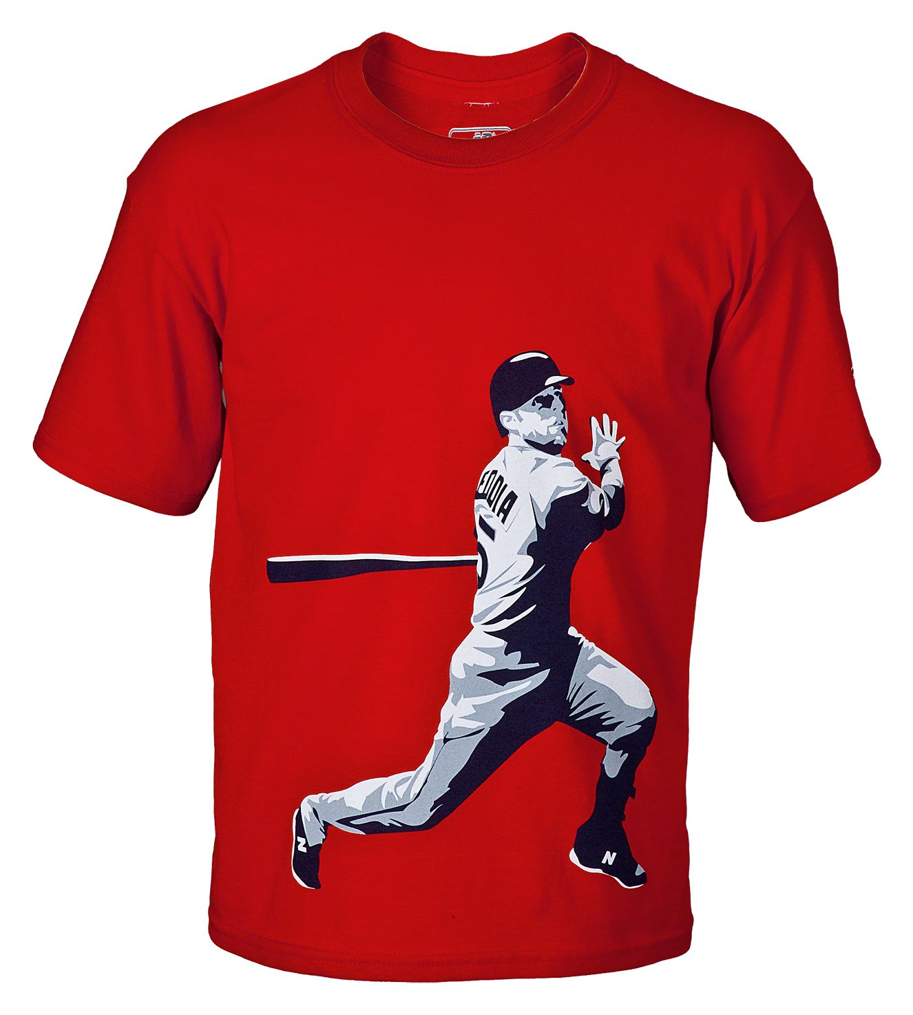 Dustin Pedroia Big Swing Tee, Red