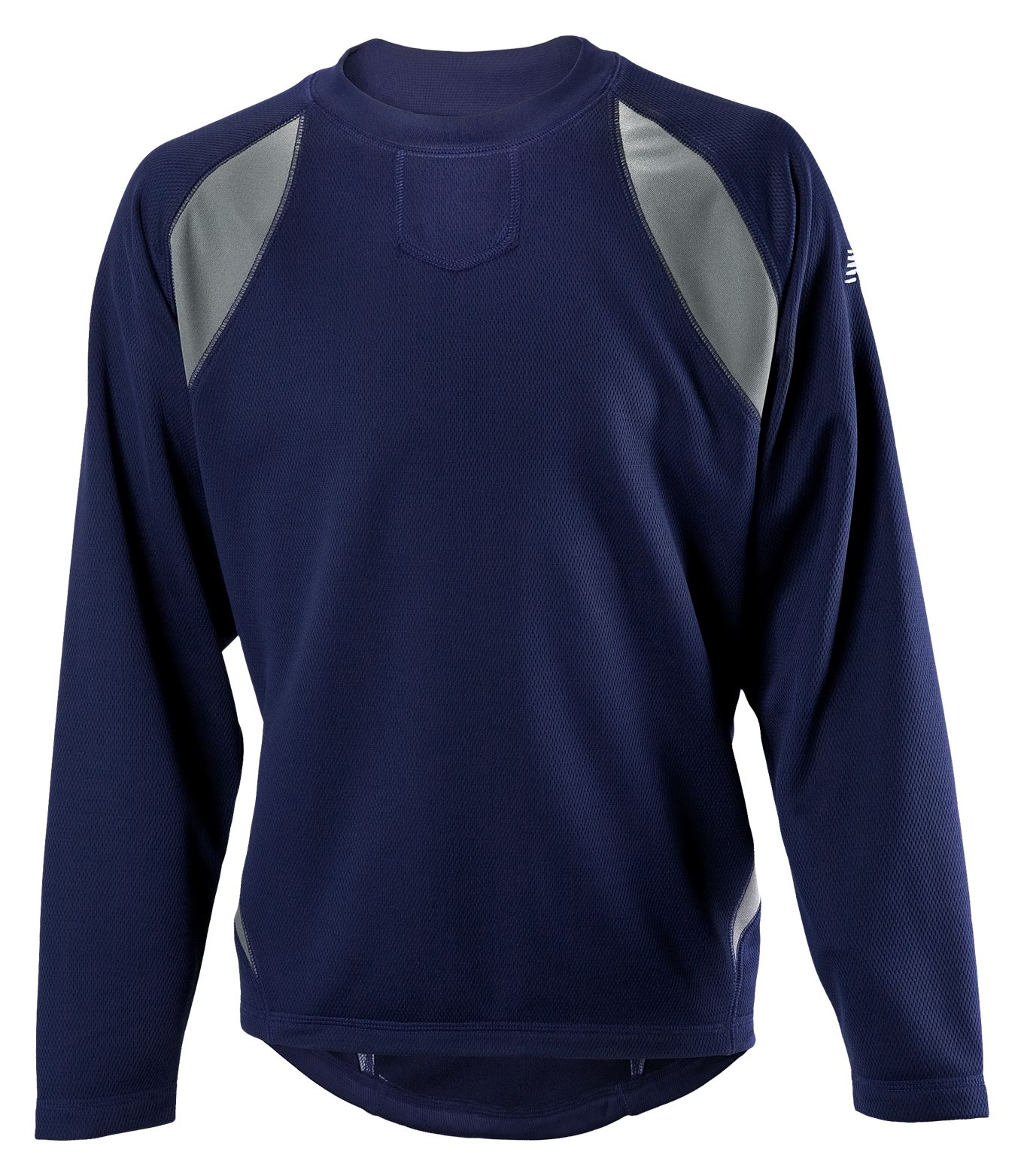 Performance Fleece Pullover, Team Navy with Athletic Grey