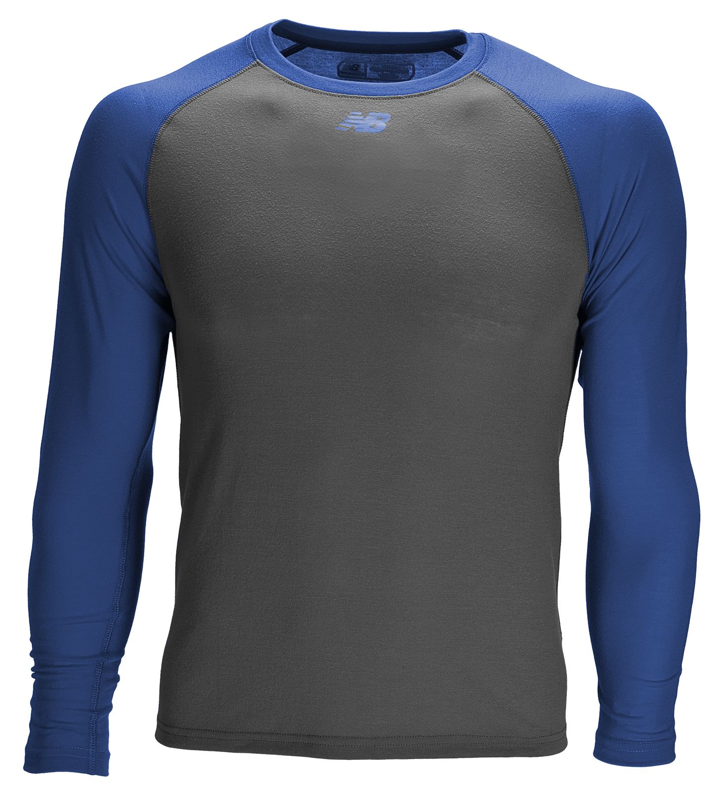 3/4 Sleeve Youth Baseball Tee, Team Royal with Grey