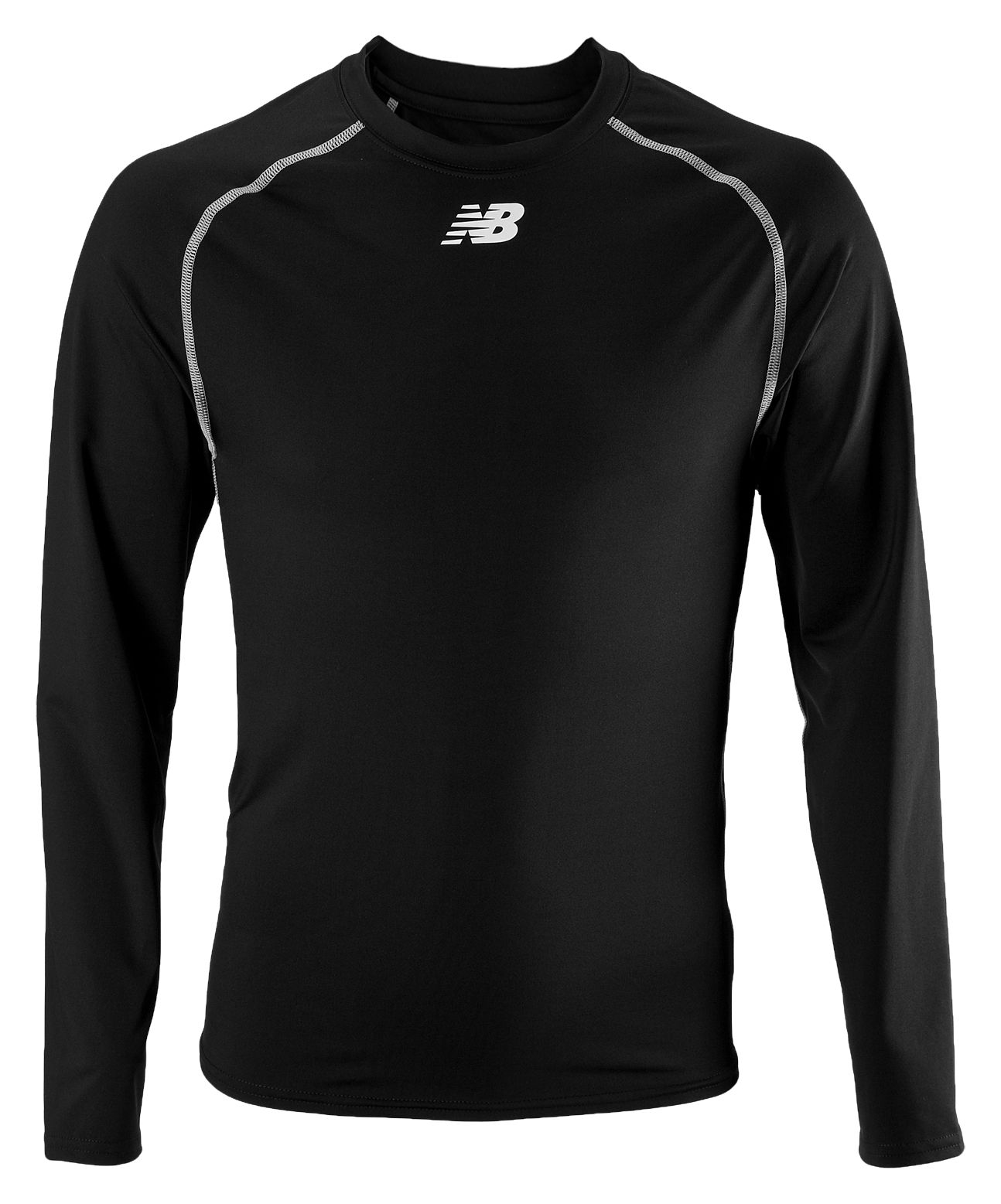Long Sleeve Compression Top, Team Black