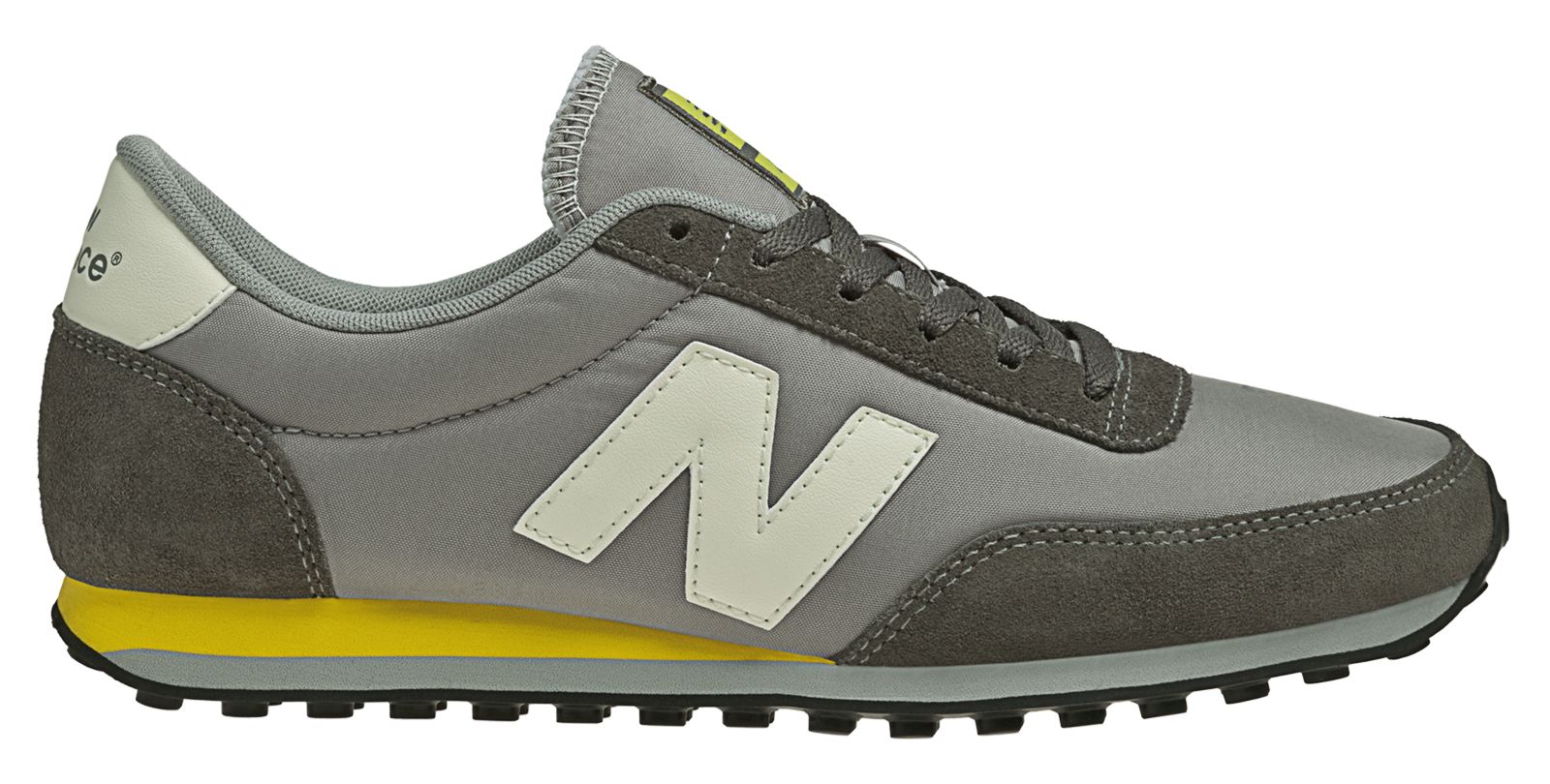 New Balance 410, Grey with Yellow & White