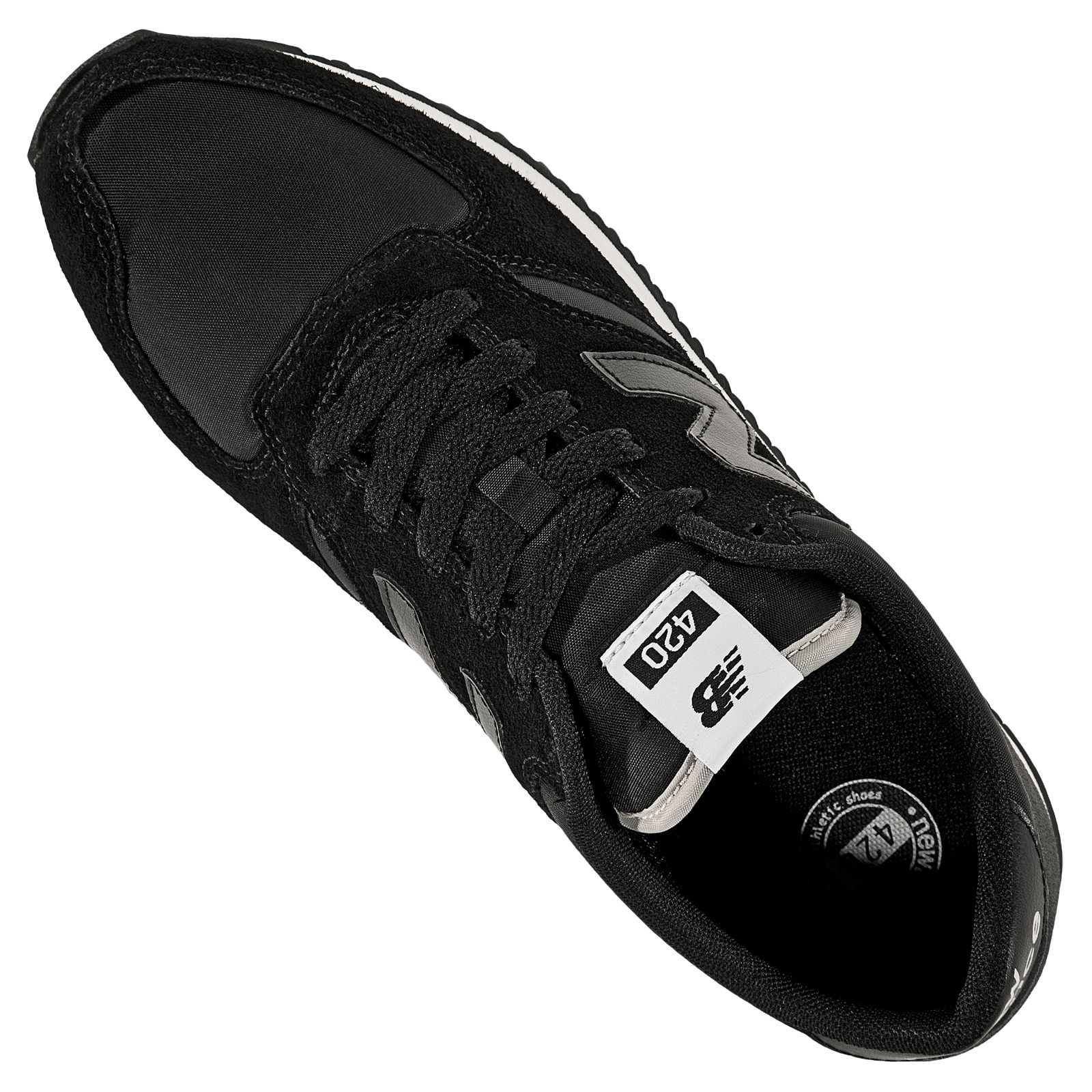 New Balance 420, Black with Grey &amp; White