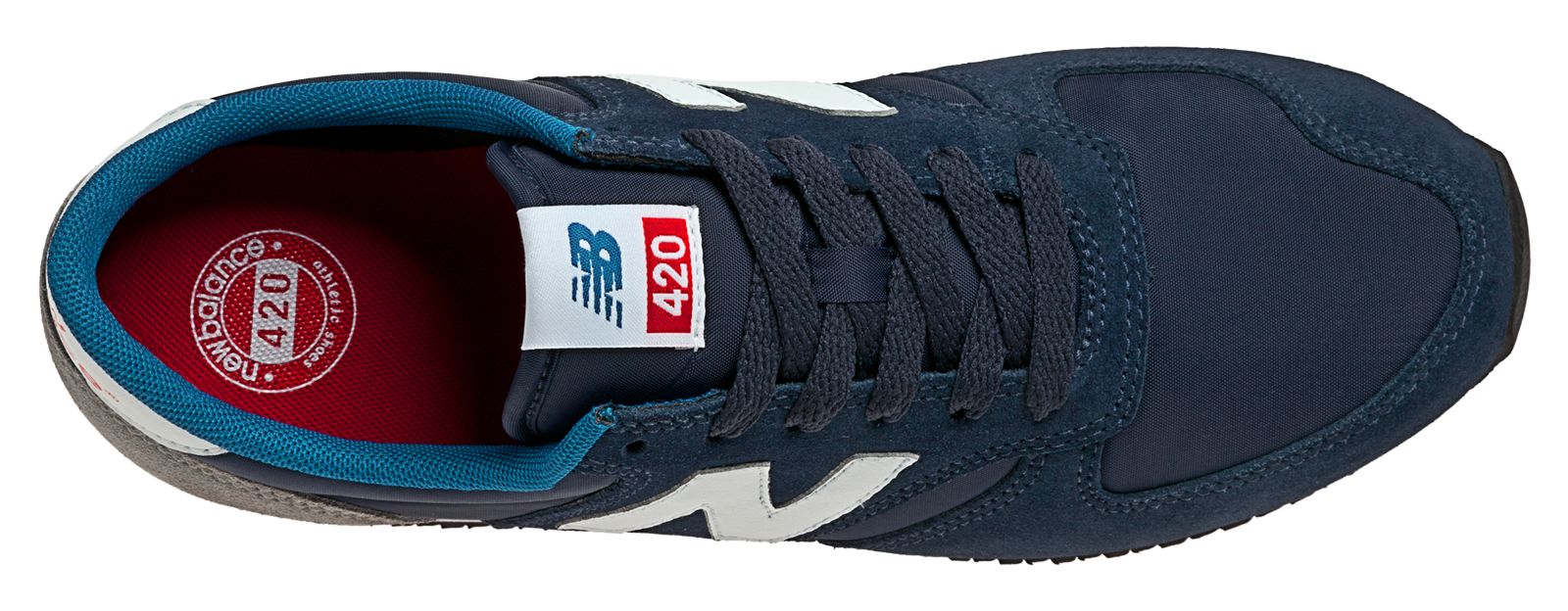 New Balance 420, Navy with Grey &amp; Red