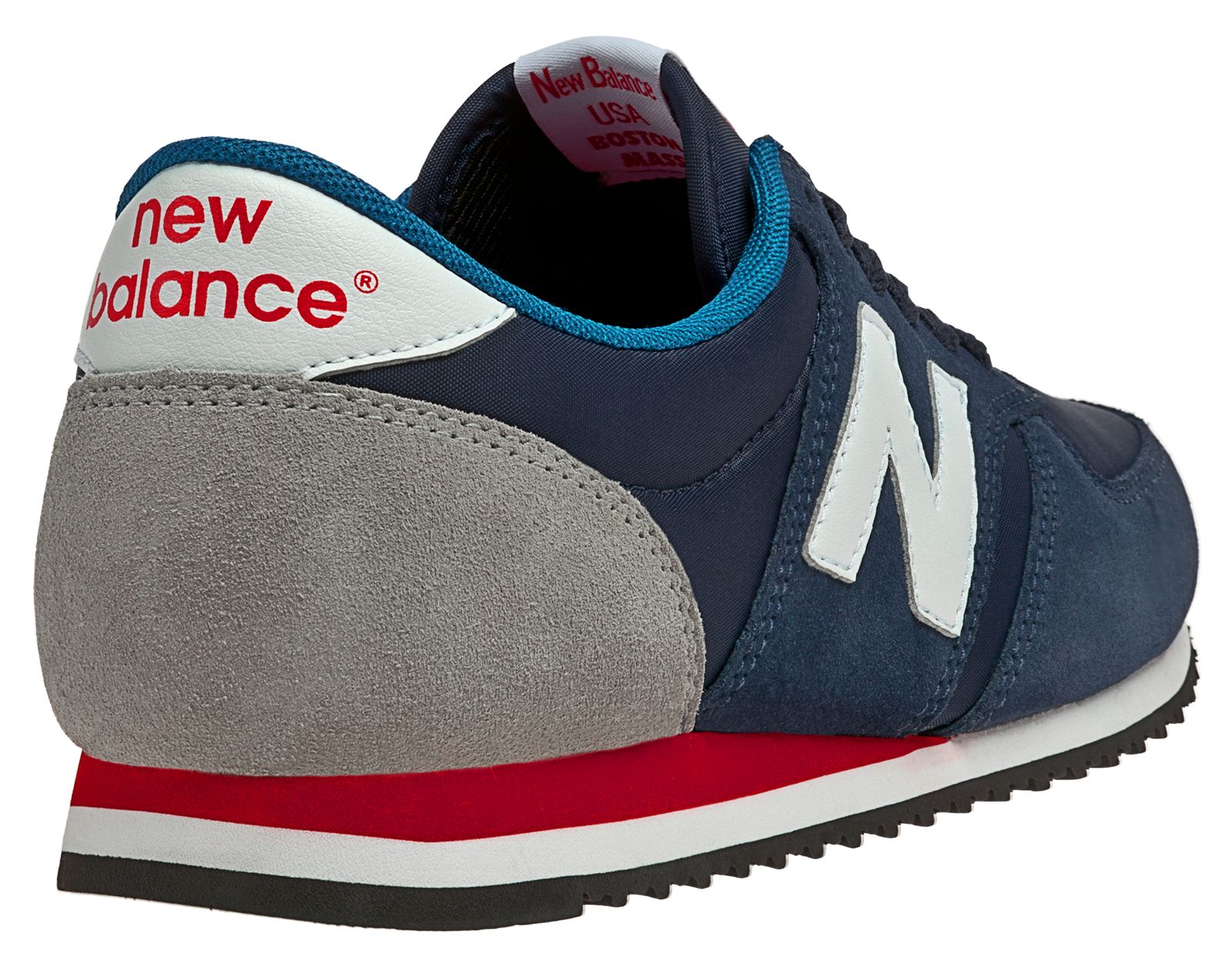 New Balance 420, Navy with Grey &amp; Red