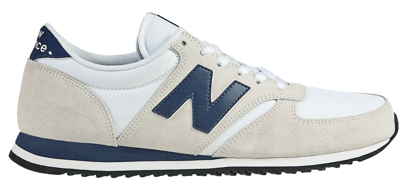 New Balance 420, Beige with Navy & White