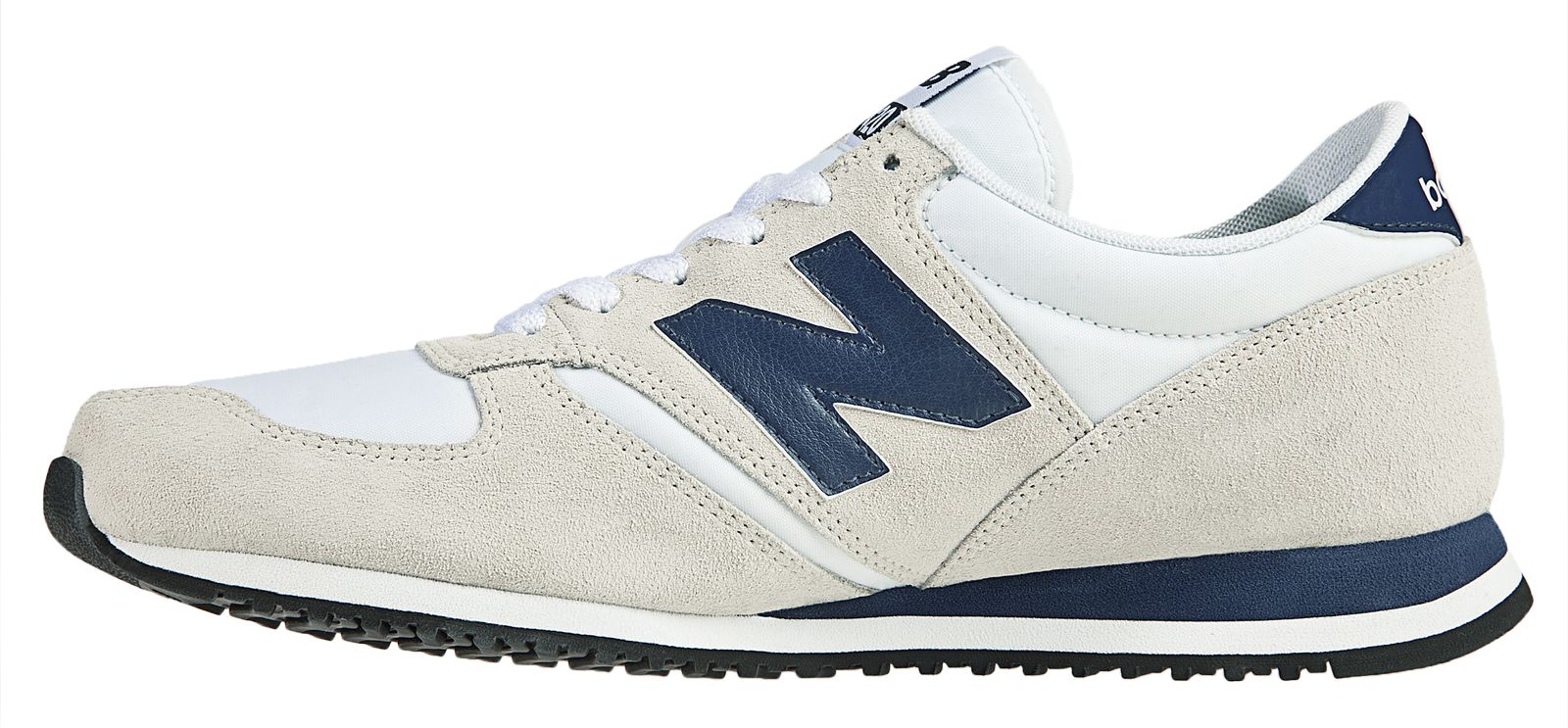 New Balance 420, Beige with Navy &amp; White