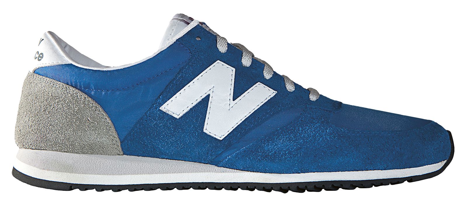 Retro Running, Royal Blue with White