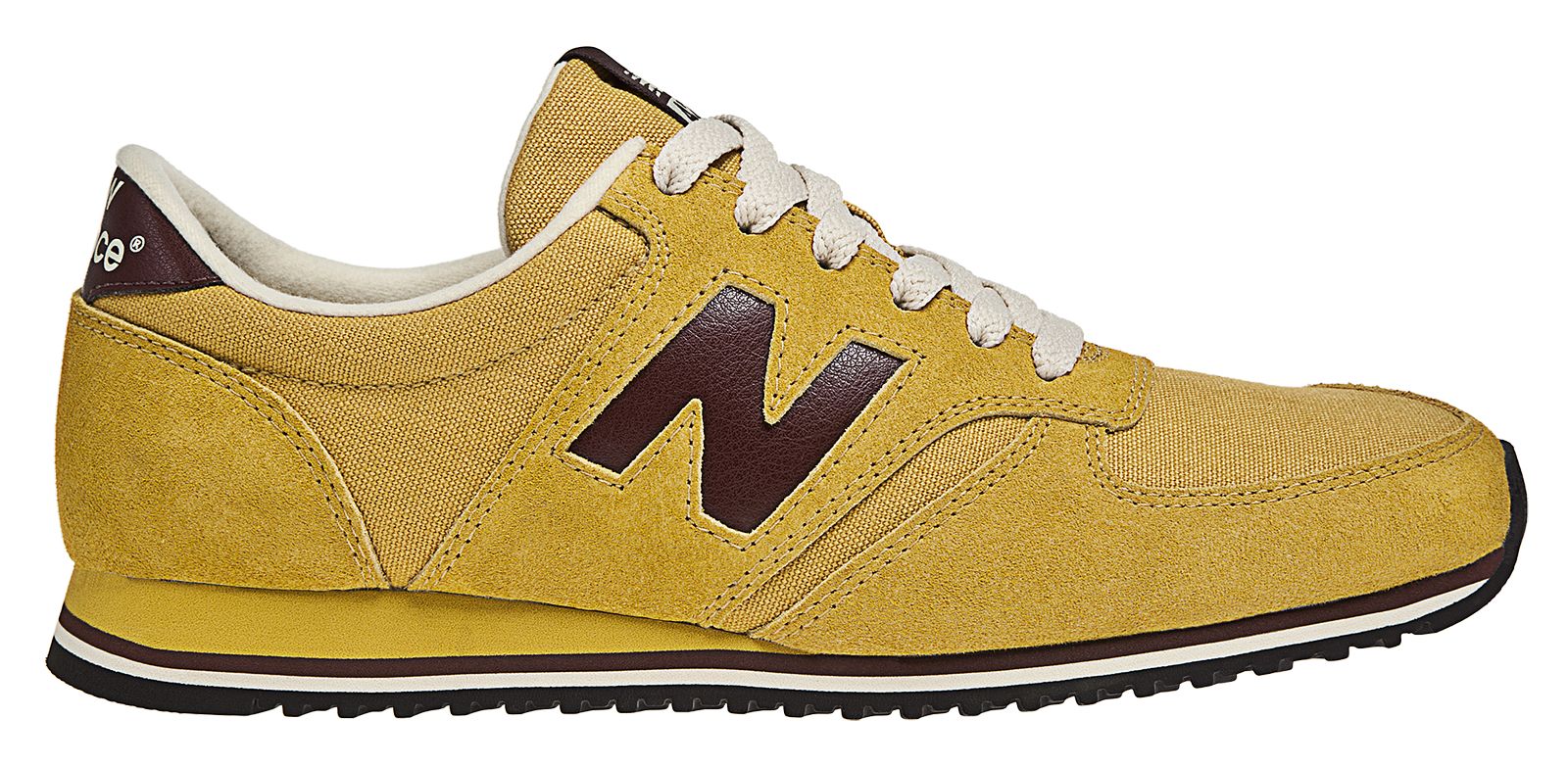 New Balance 420, Yellow with Burgundy