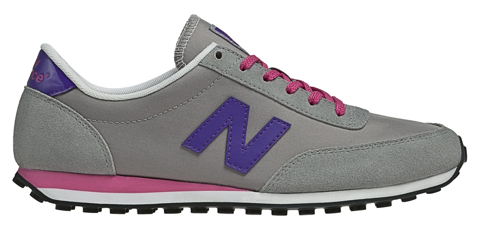 New Balance 410, Grey with Purple & Pink