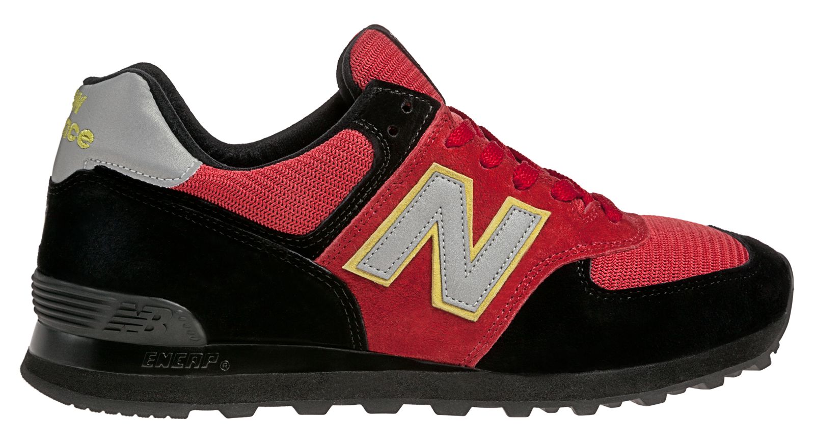 Women's Racing 574, Red with Black & Grey