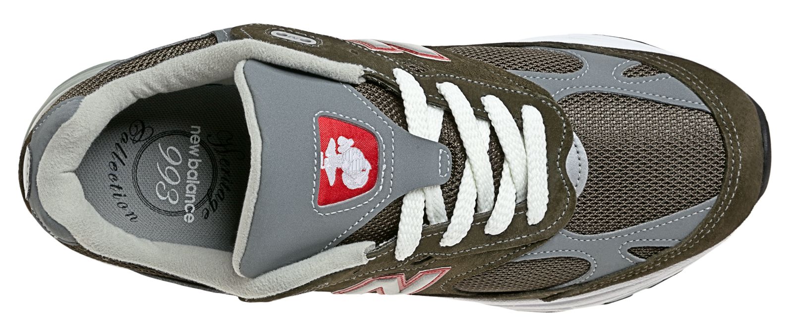 Men's Marines 993, Marines Green with Grey &amp; Red