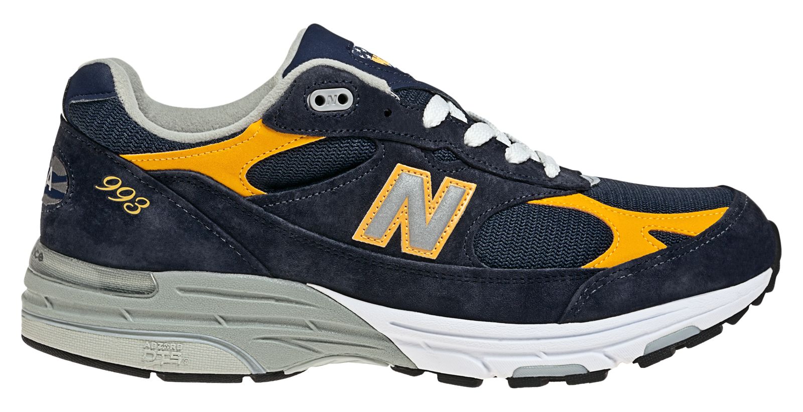 Men's Navy 993, Navy Navy with Yellow