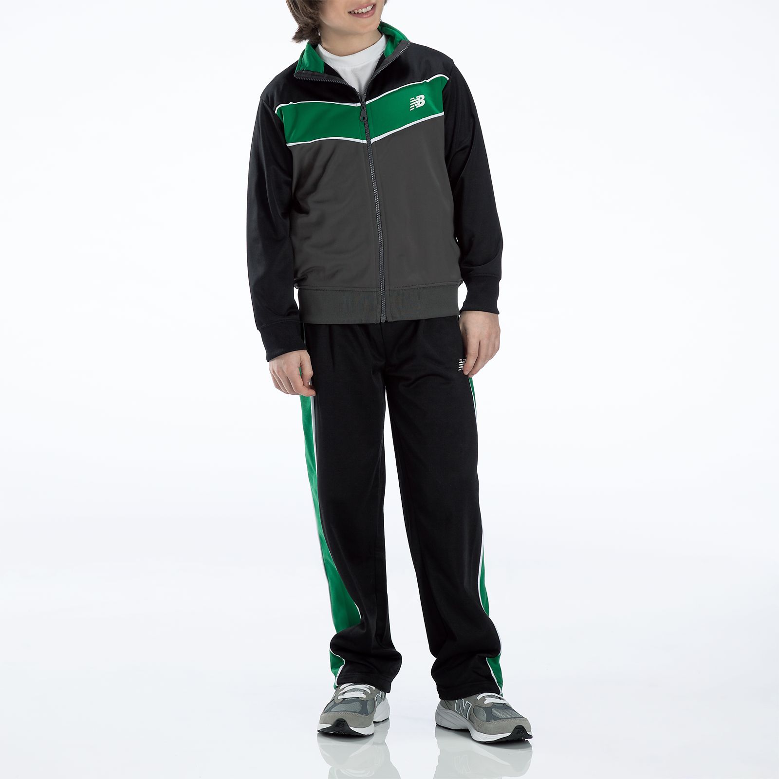 Youth Tricot Pant Set, Black