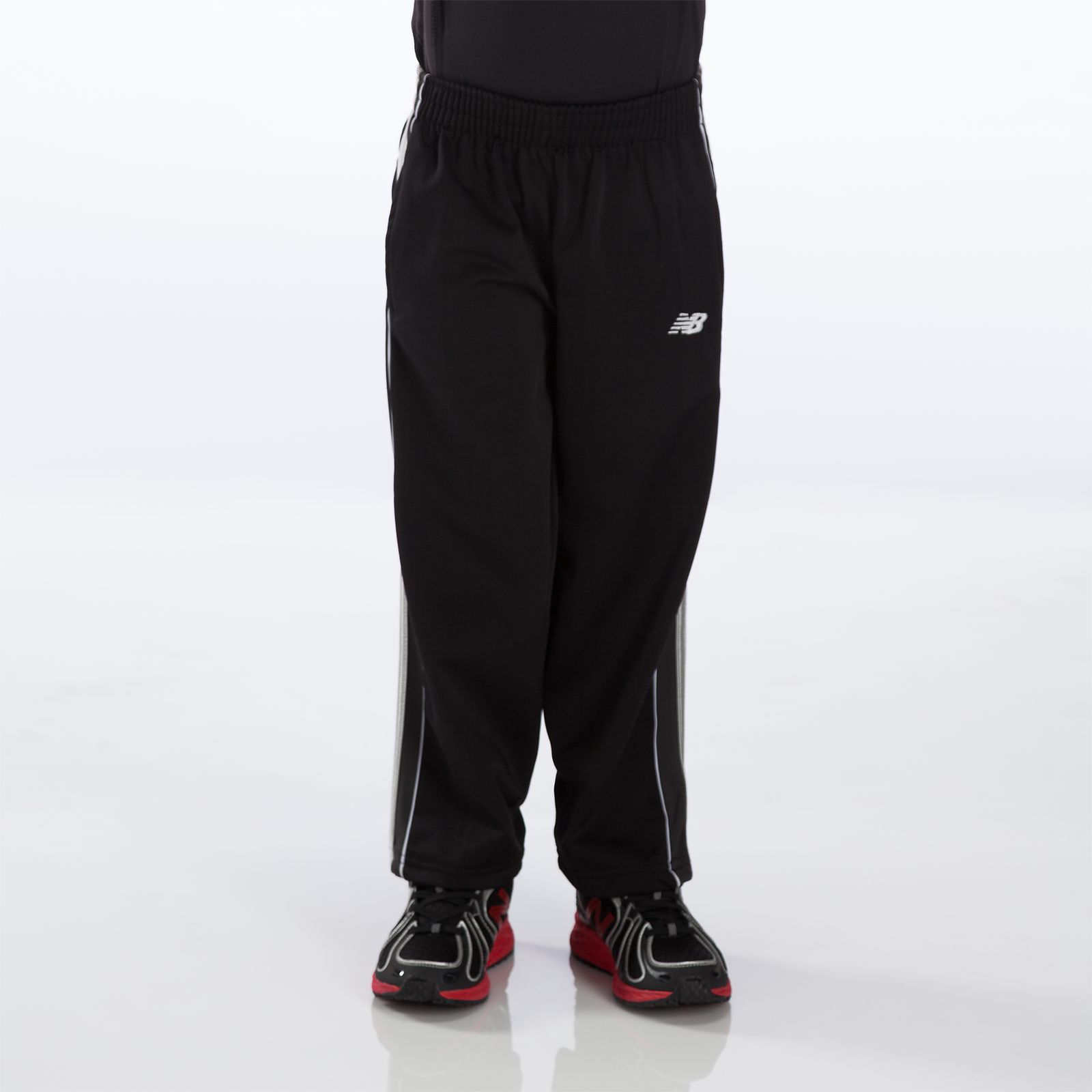 Youth Tricot Pant, Black with White