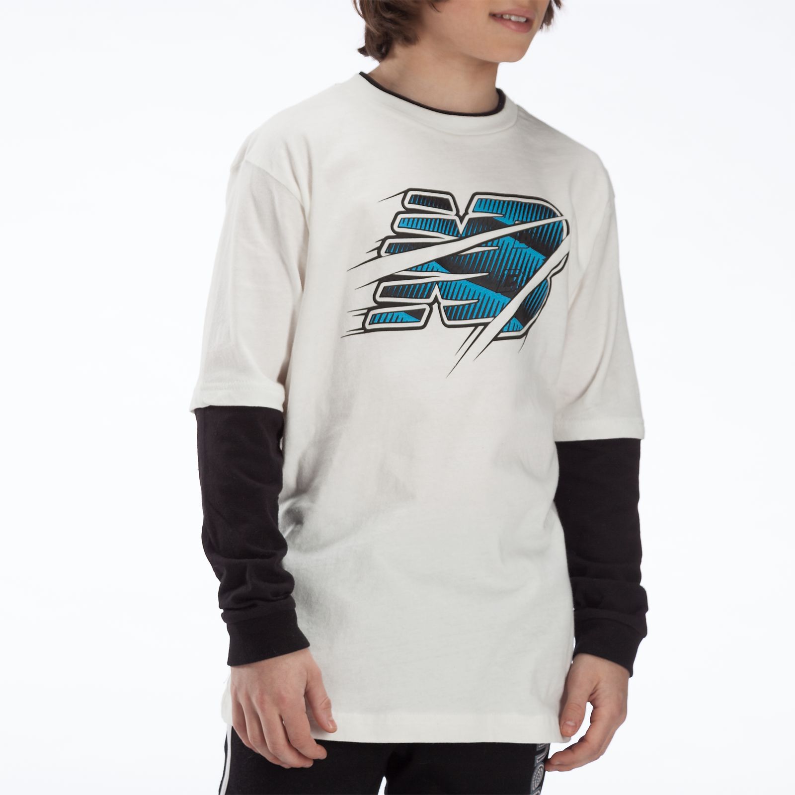 Youth Hangdown Crew Shirt, Navy