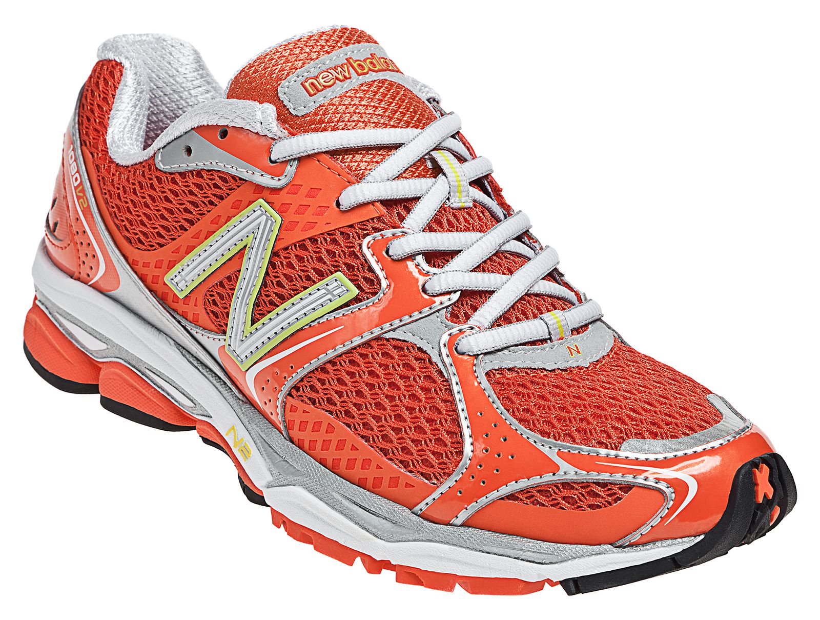 New Balance 1080v2, Orange with Red &amp; Silver