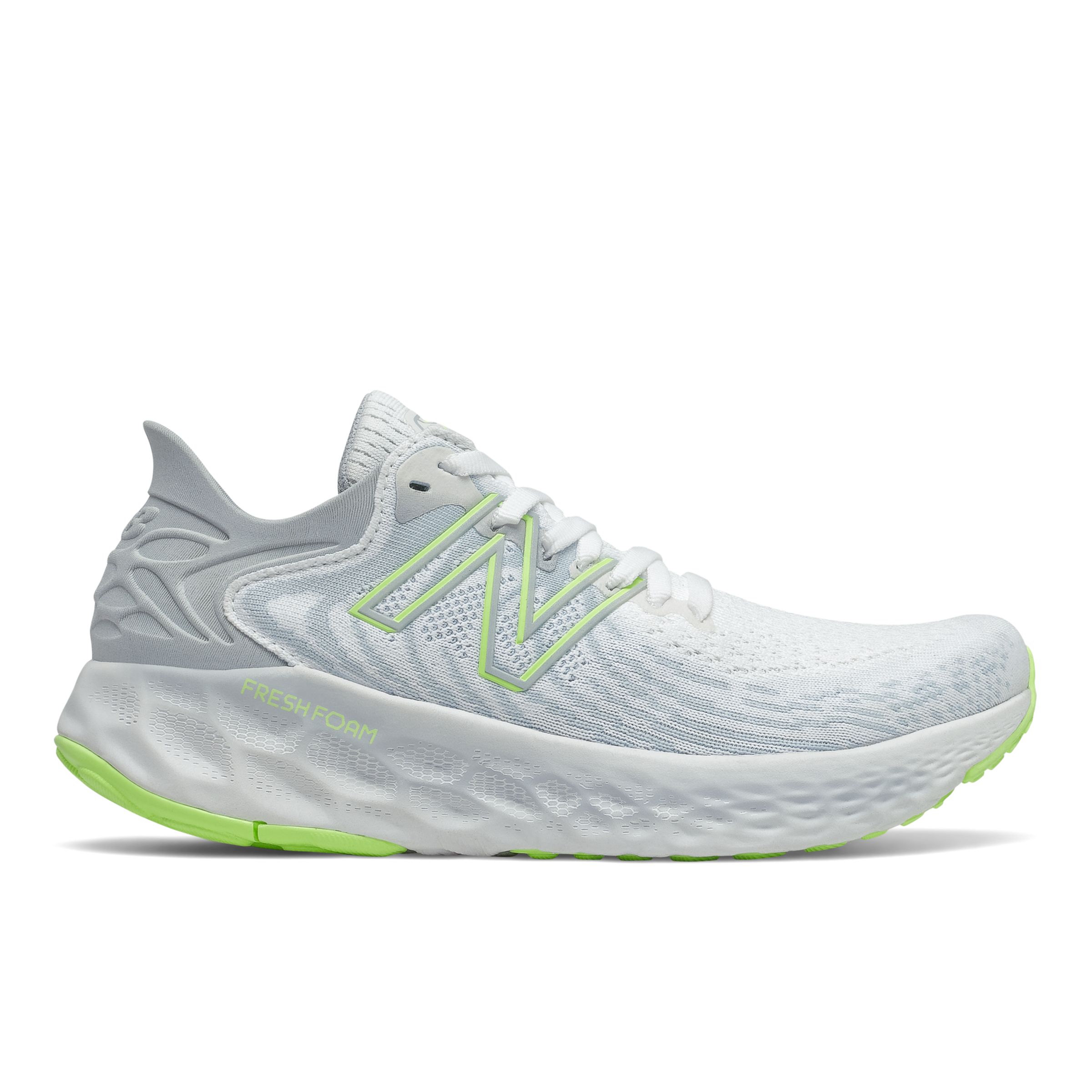 Donna New Balance Fresh Foam 1080v11 - White/Bleached Lime Glo, White/Bleached Lime Glo - W1080Y11