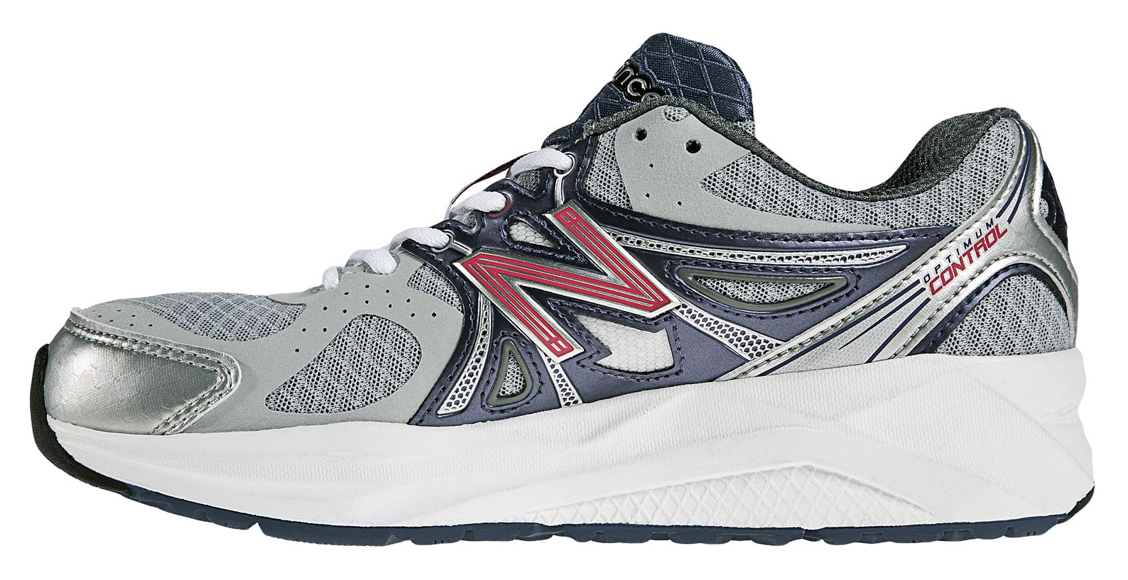 New Balance 1140, Silver with Blue &amp; Red