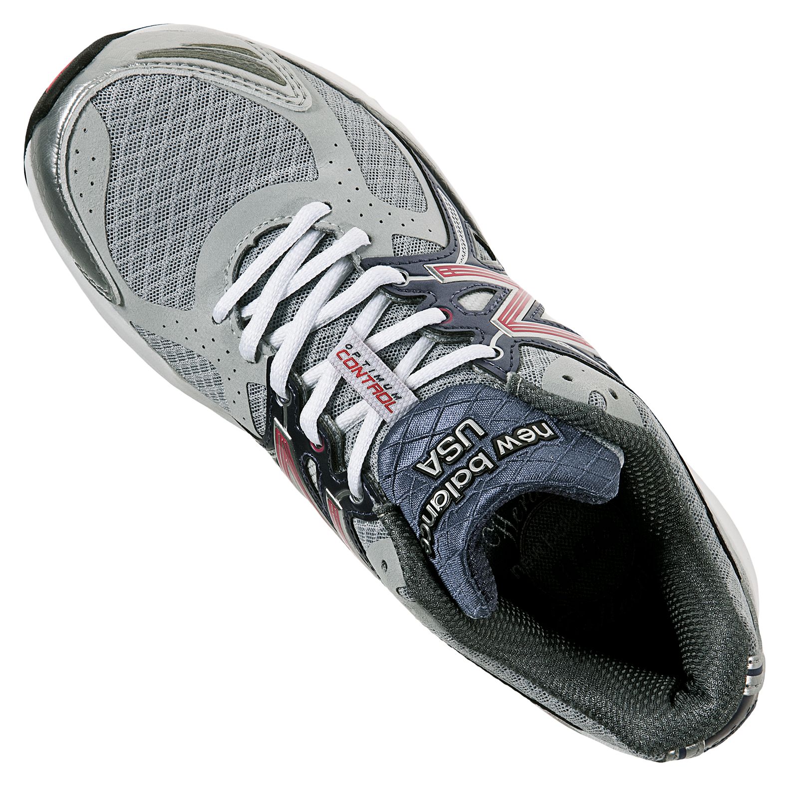New Balance 1140, Silver with Blue &amp; Red