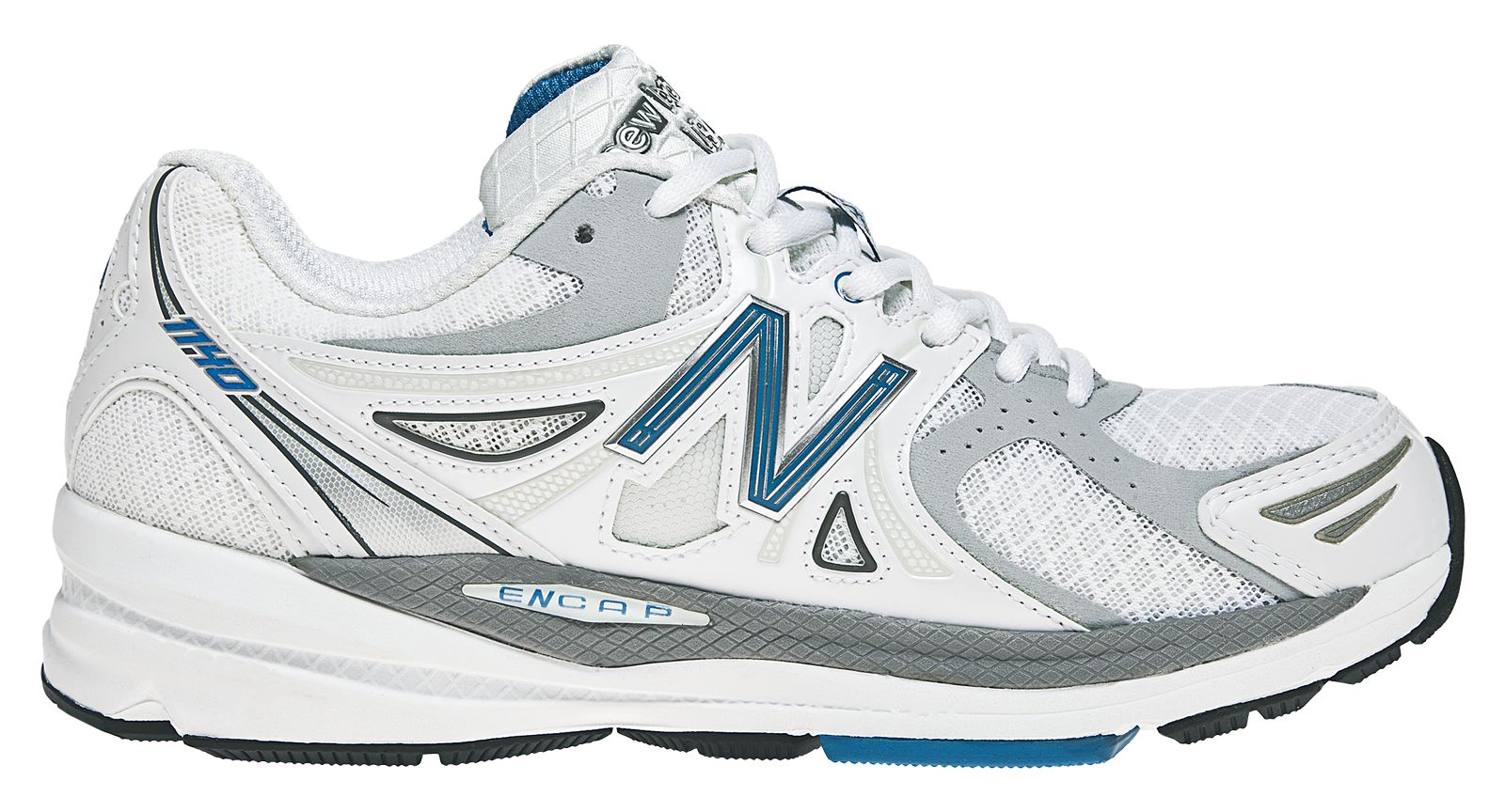 New Balance 1140, White with Blue &amp; Silver