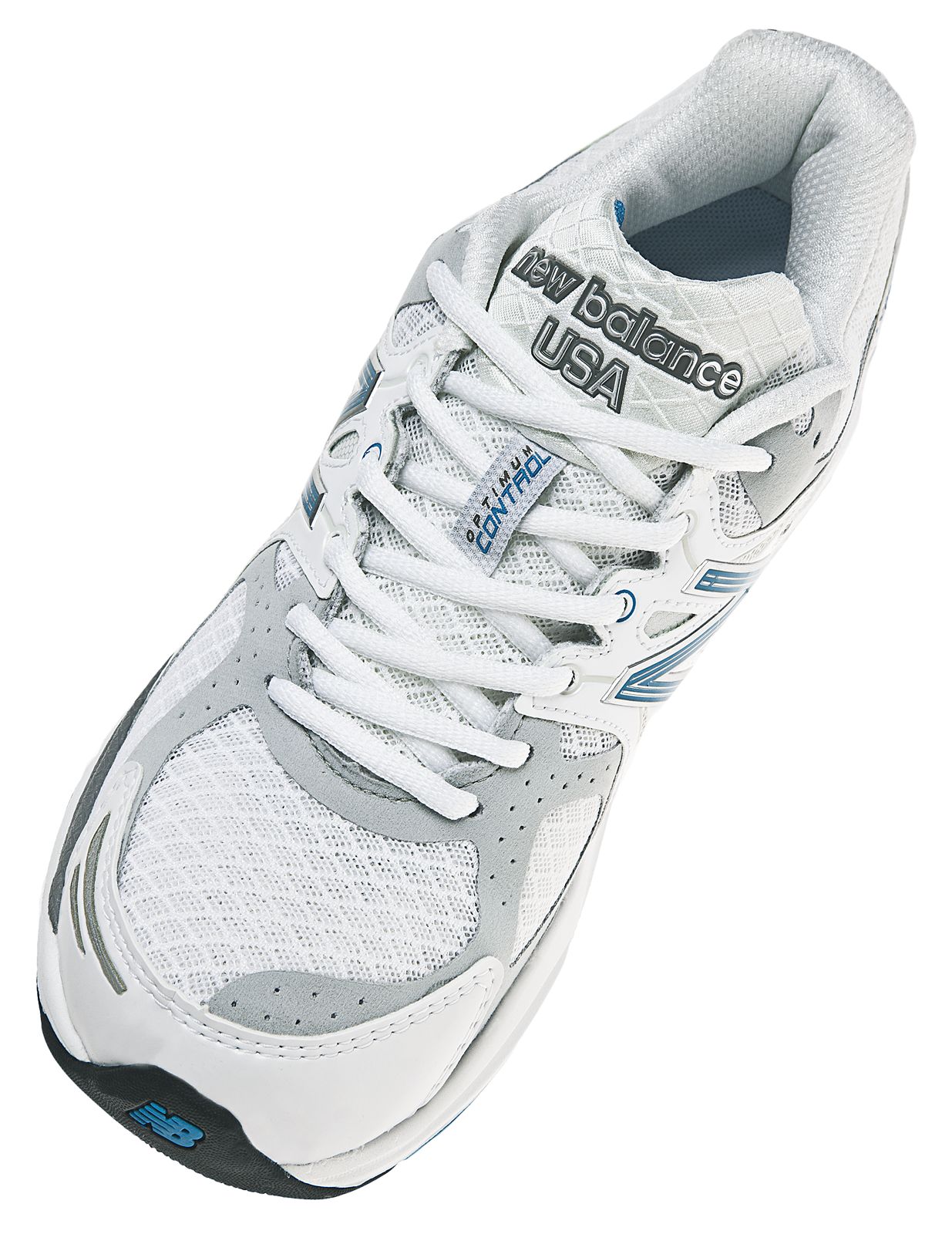 New Balance 1140, White with Blue &amp; Silver