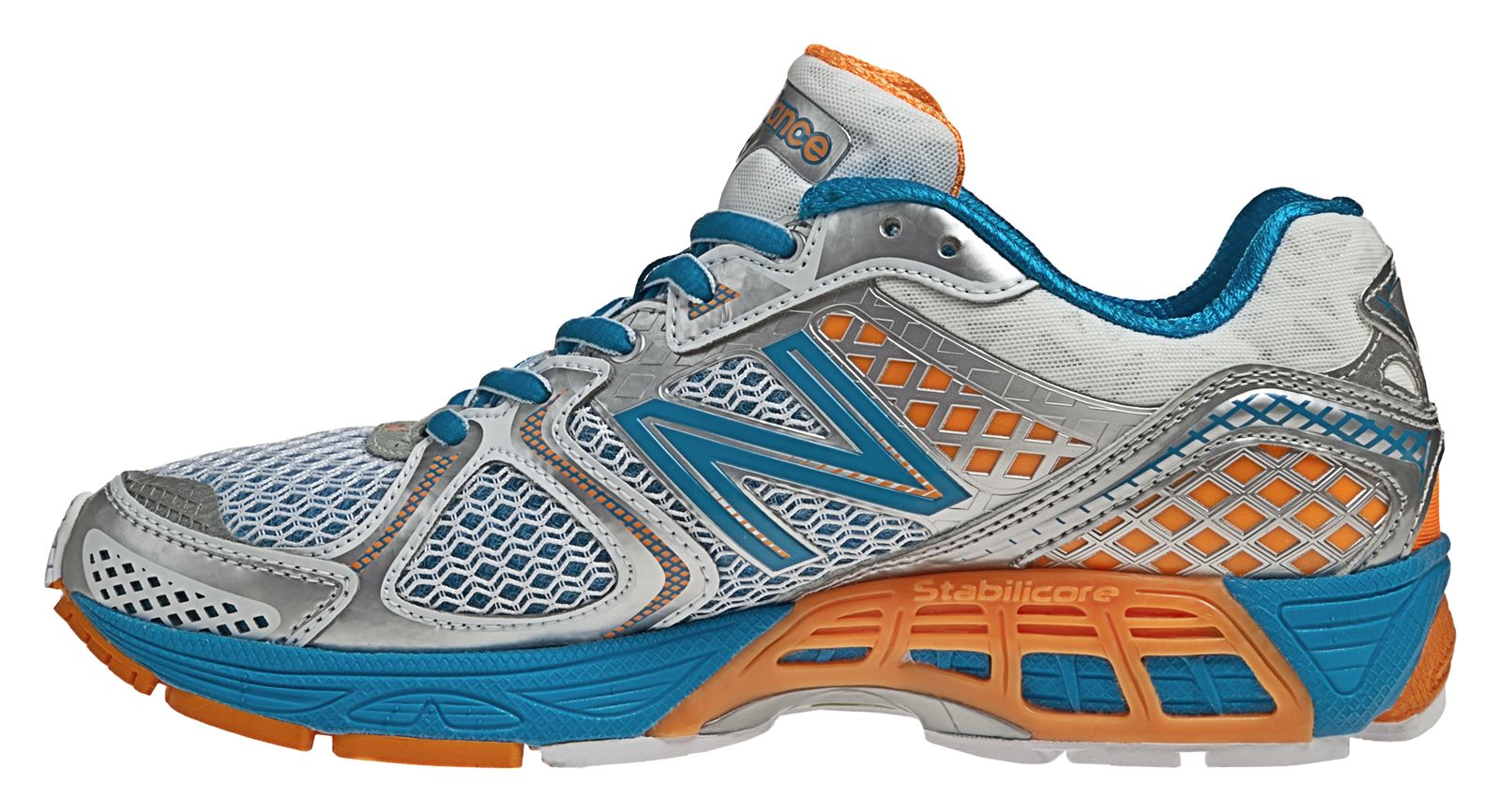 Limited Edition 1260v2, Silver with Campanula &amp; Orange
