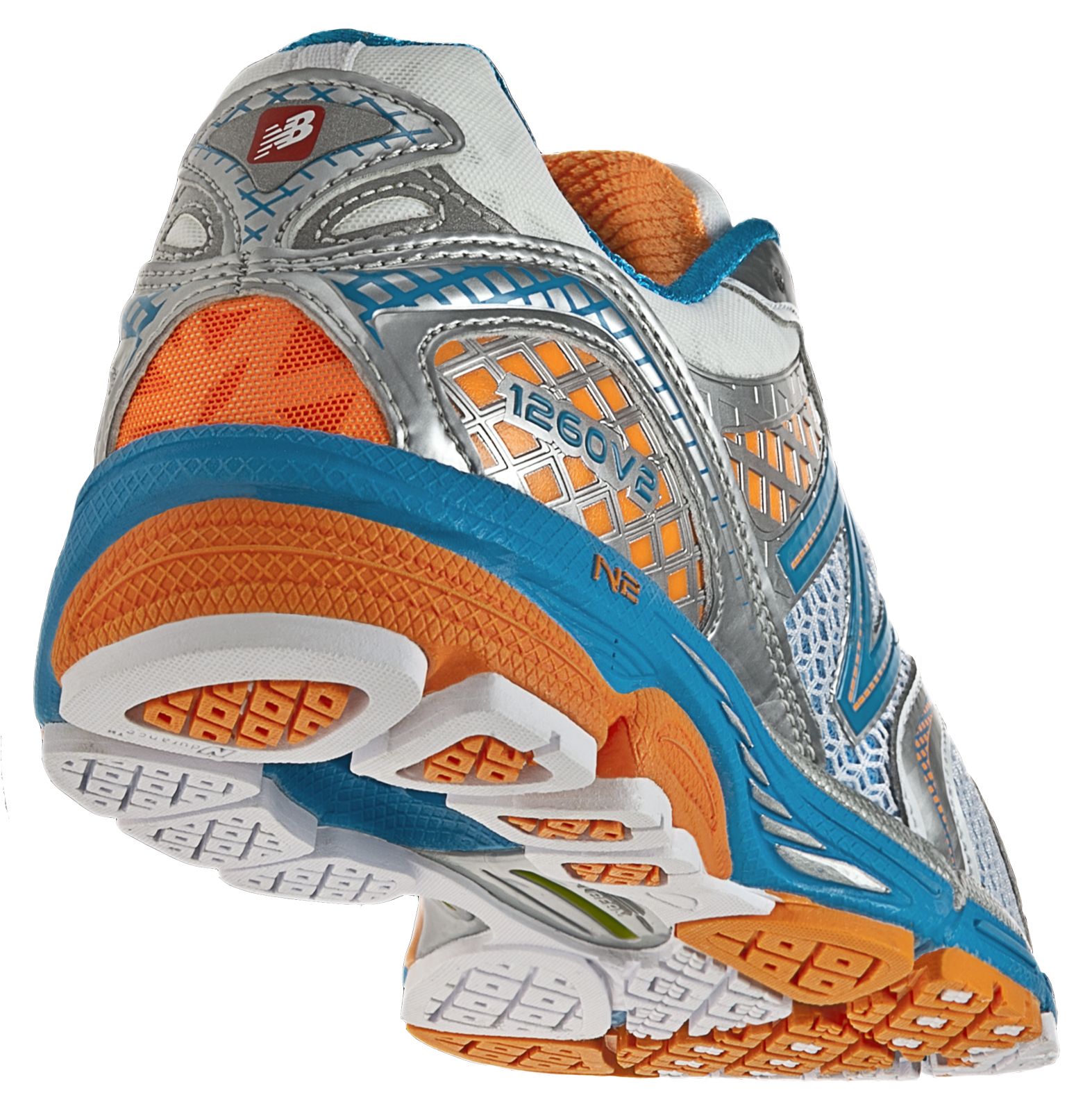Limited Edition 1260v2, Silver with Campanula &amp; Orange
