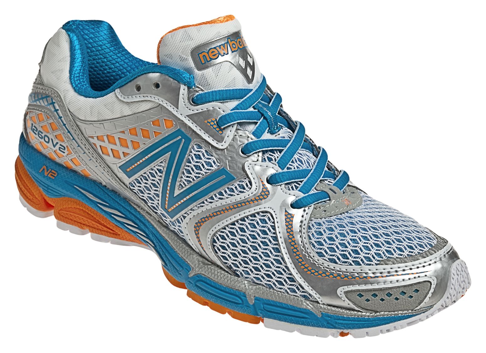 Limited Edition 1260v2, Silver with Campanula &amp; Orange