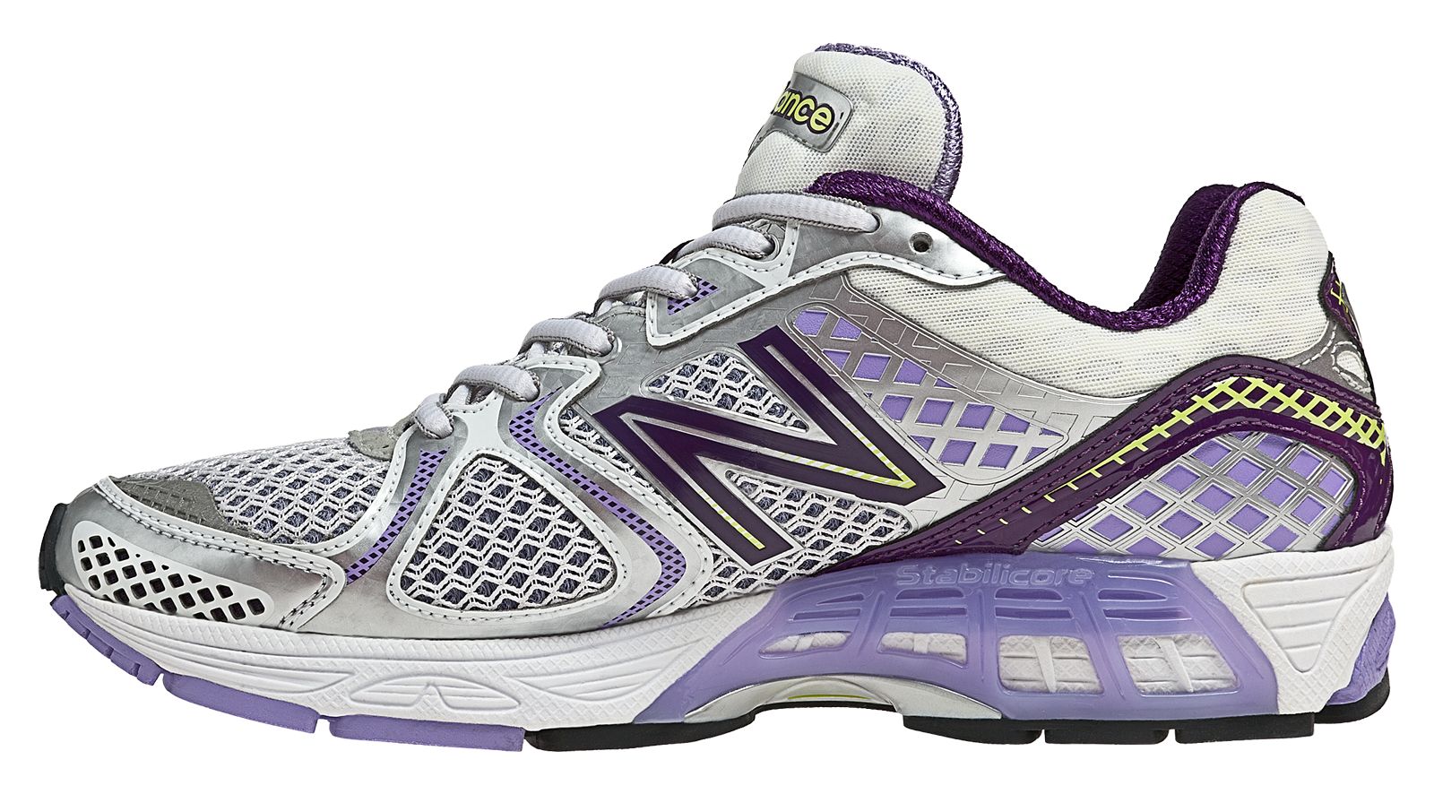 New Balance 1260v2, Silver with Lilac &amp; Black
