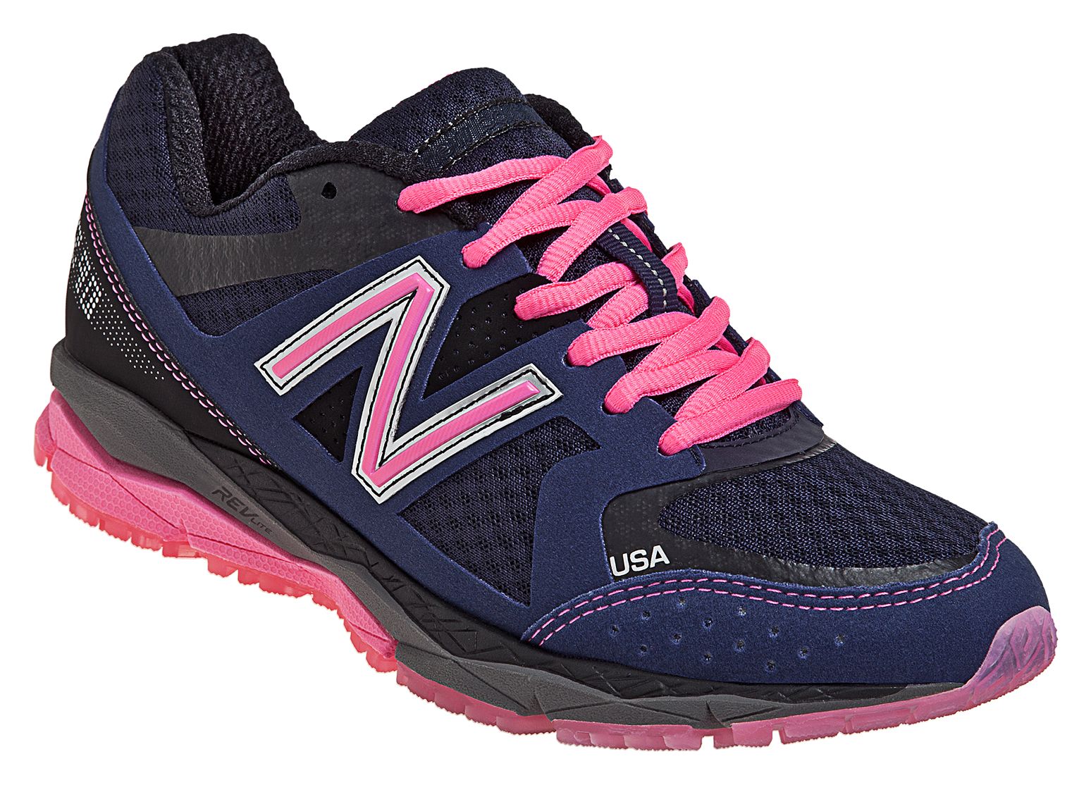 New Balance 1290, Black with Pink &amp; Blue