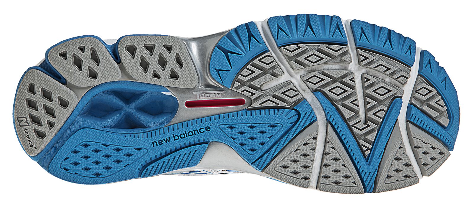 New Balance 1340, Silver with Blue