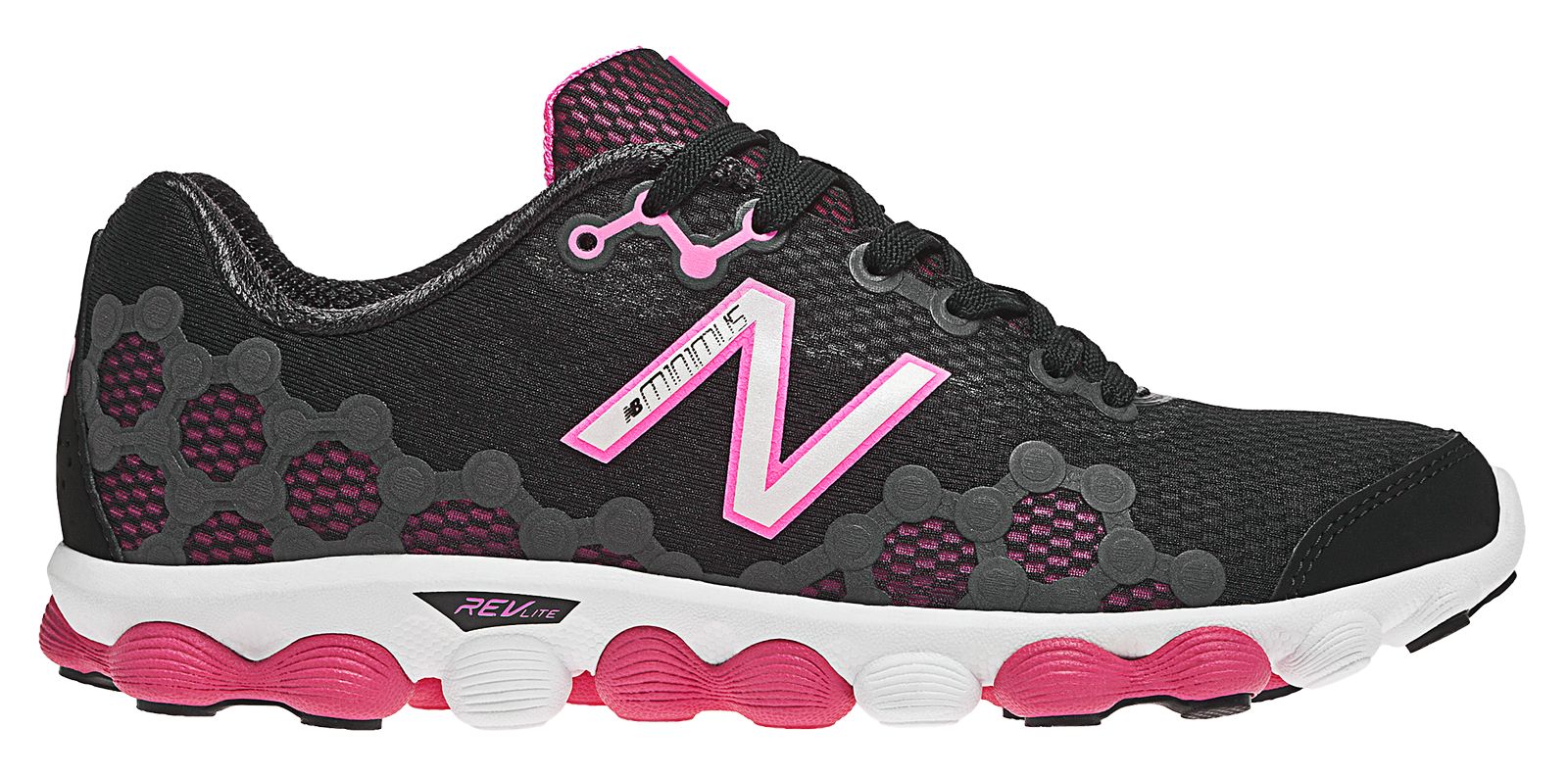 Minimus Ionix 3090, Black with Pink Shock & White