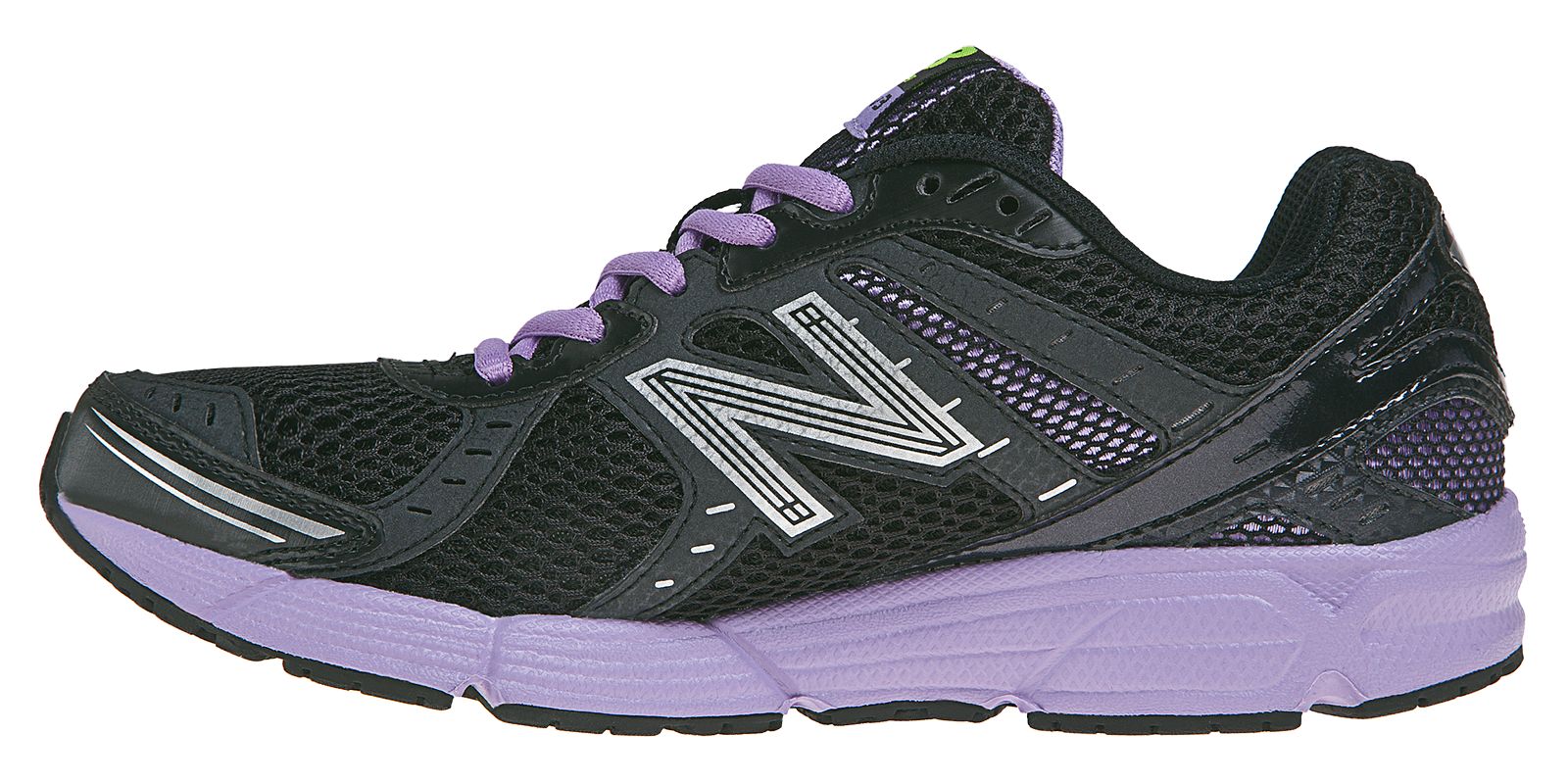 New Balance 470v3, Black with Lilac