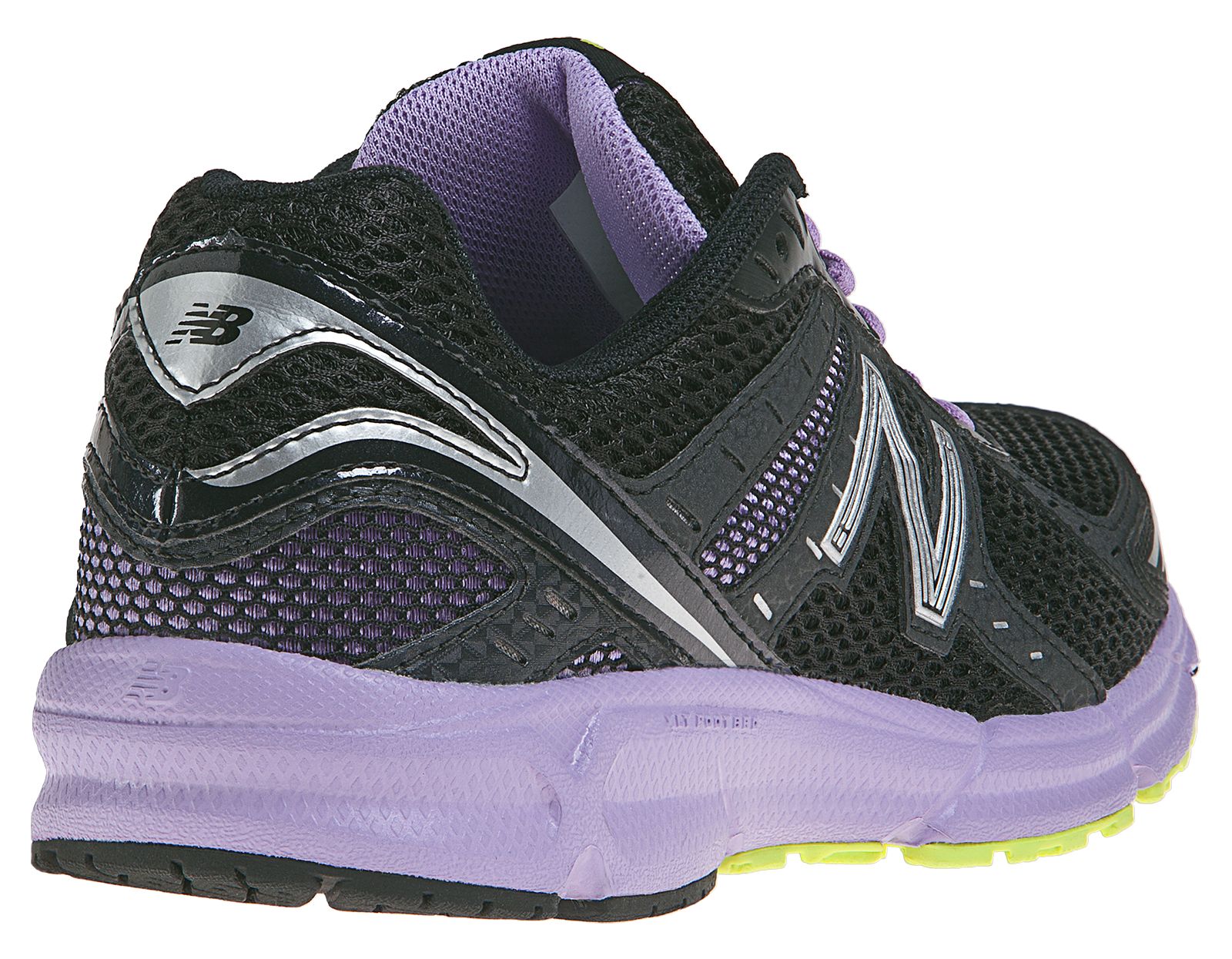 New Balance 470v3, Black with Lilac