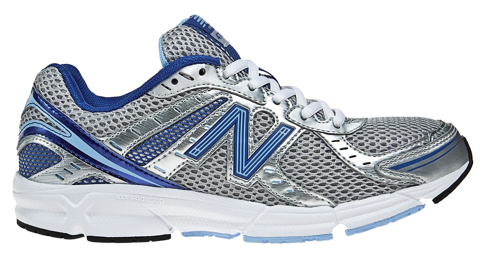 New Balance 470v3, Silver with Blue