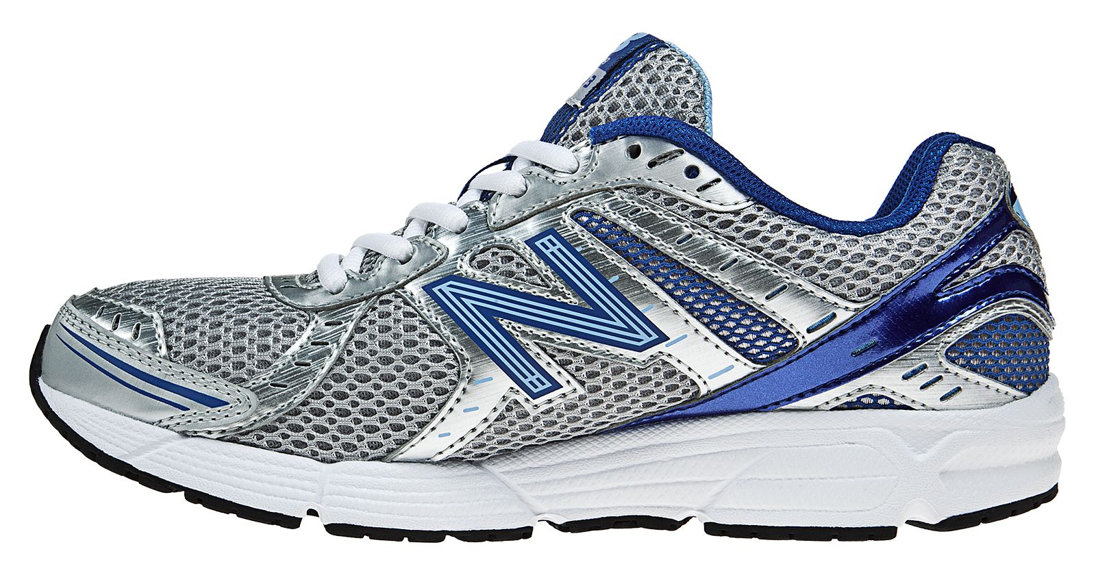 New Balance 470v3, Silver with Blue