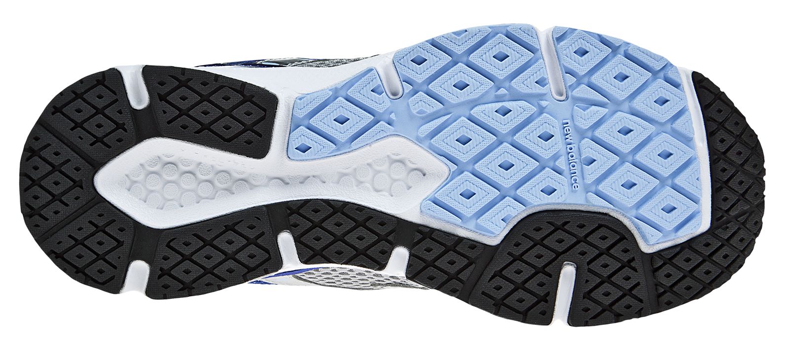 New Balance 470v3, Silver with Blue