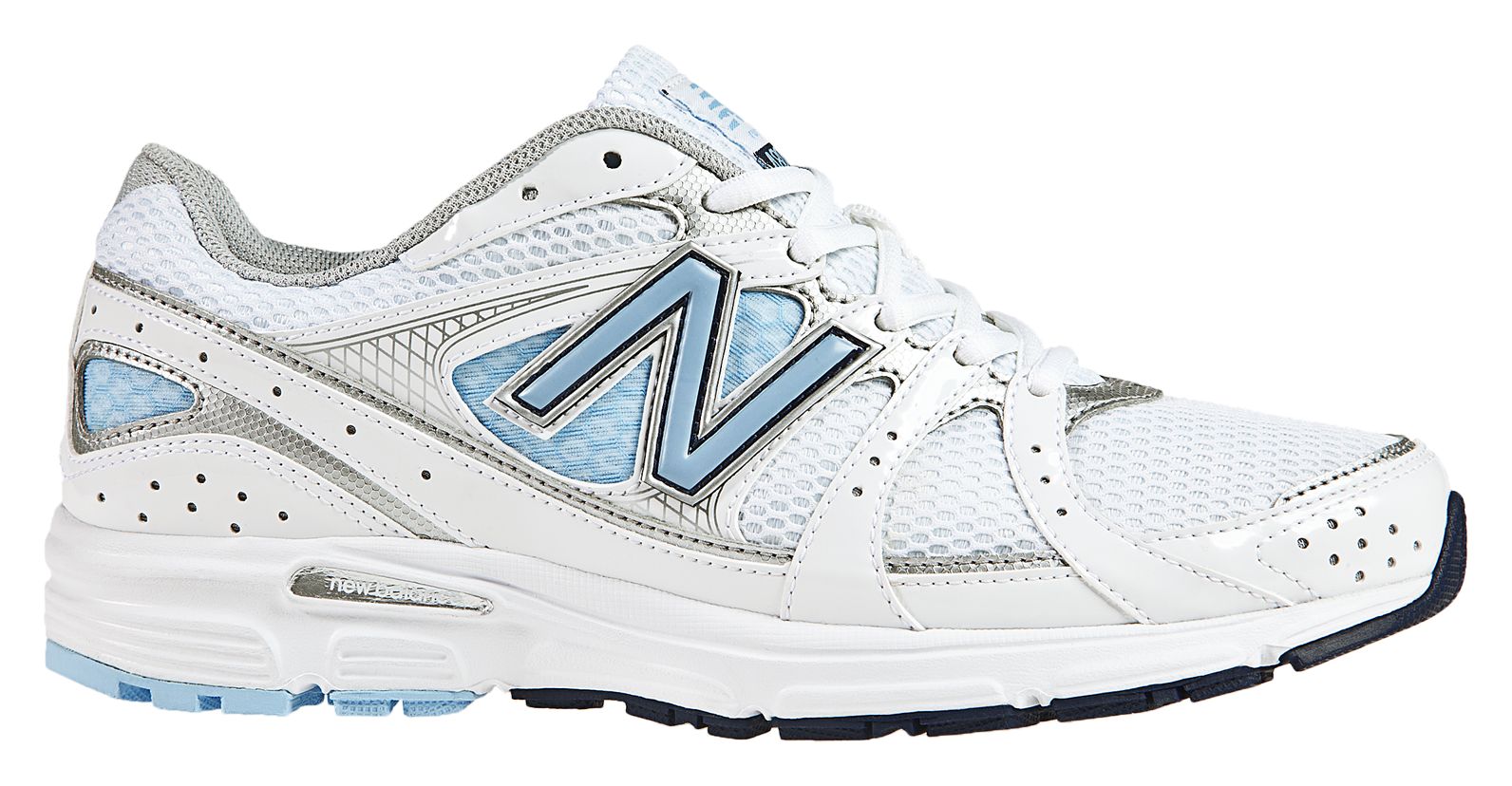 New Balance 480, White with Light Blue