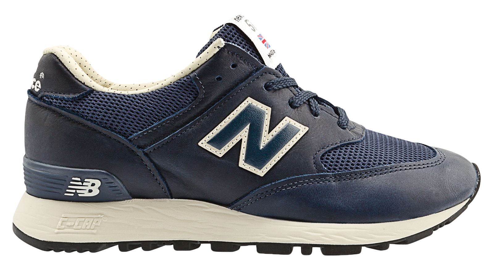 New Balance 576, Navy with Beige