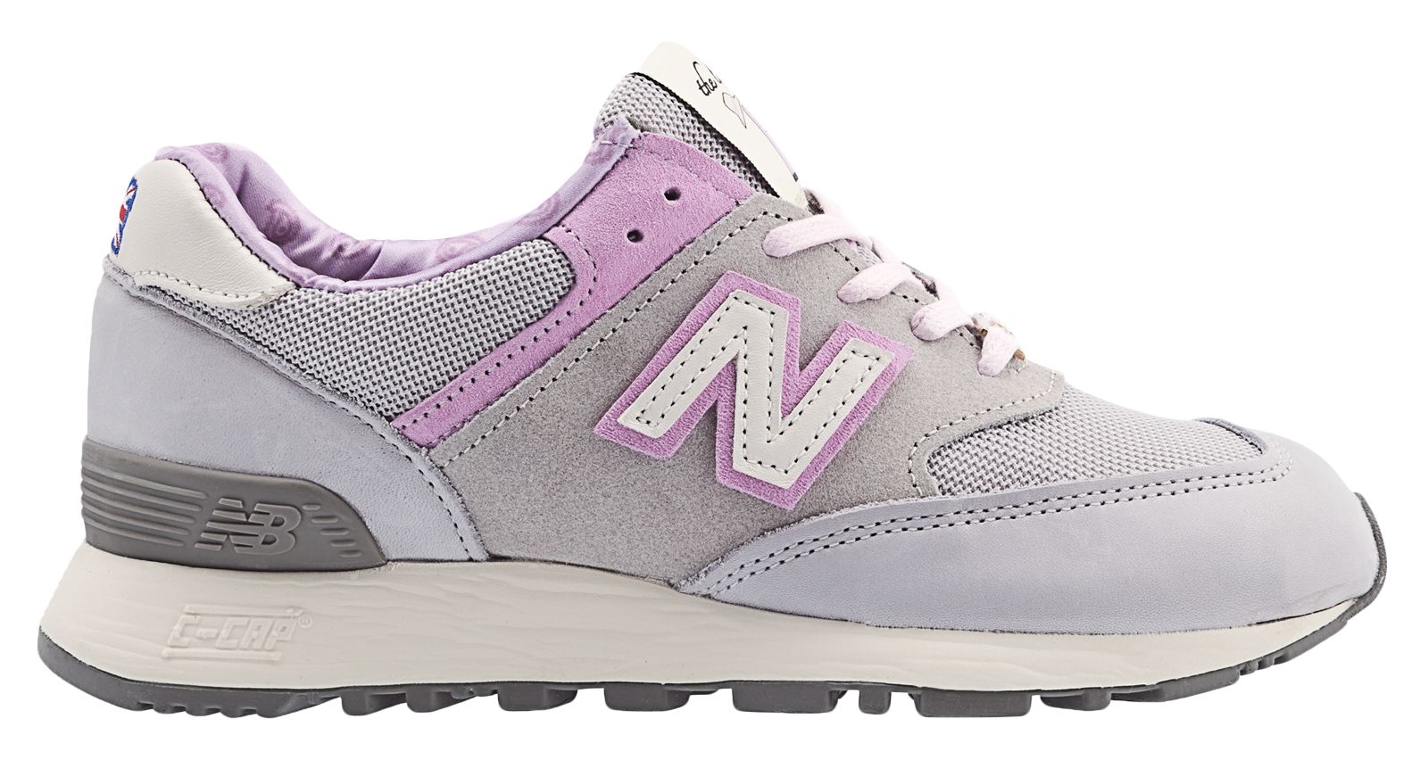 New Balance 576, Grey with Pink