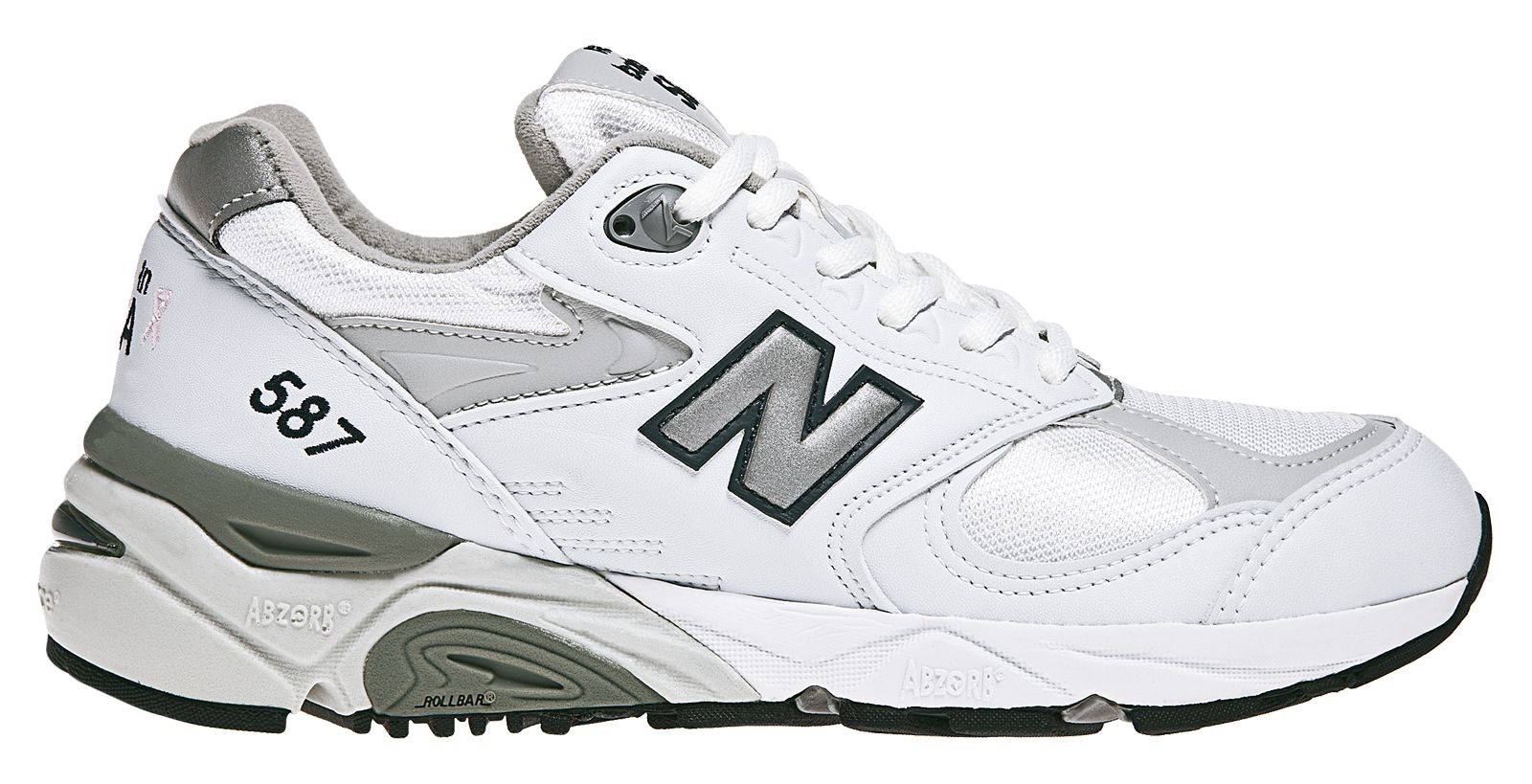 New Balance 587, White with Grey