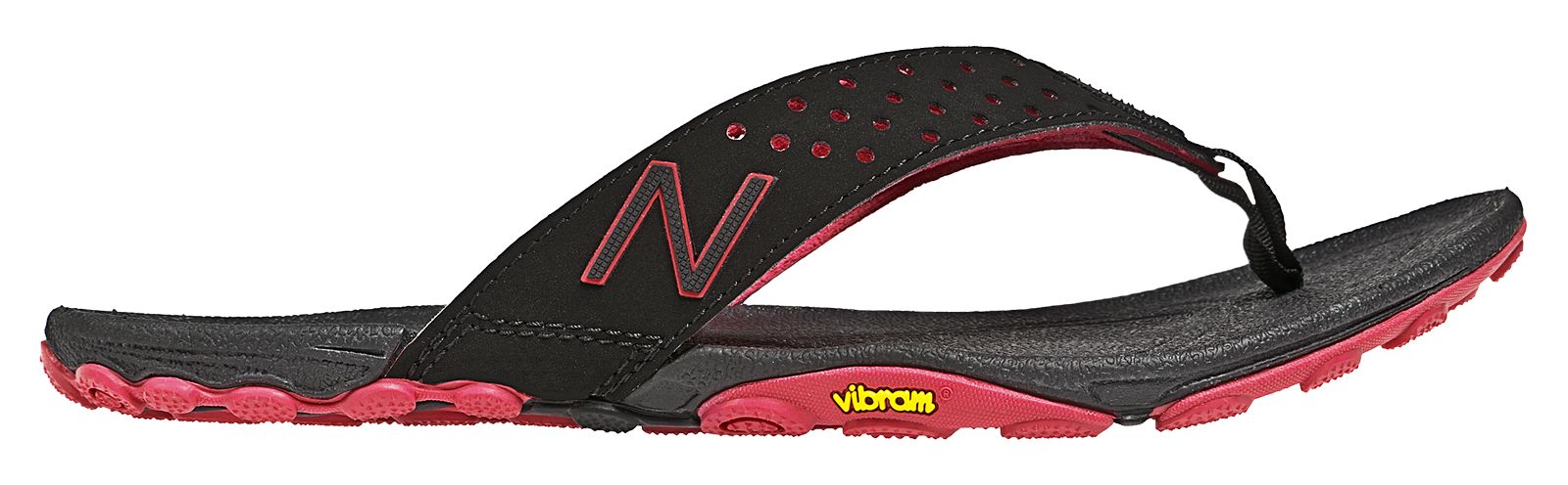 Minimus Vibram Thong, Black with Pink