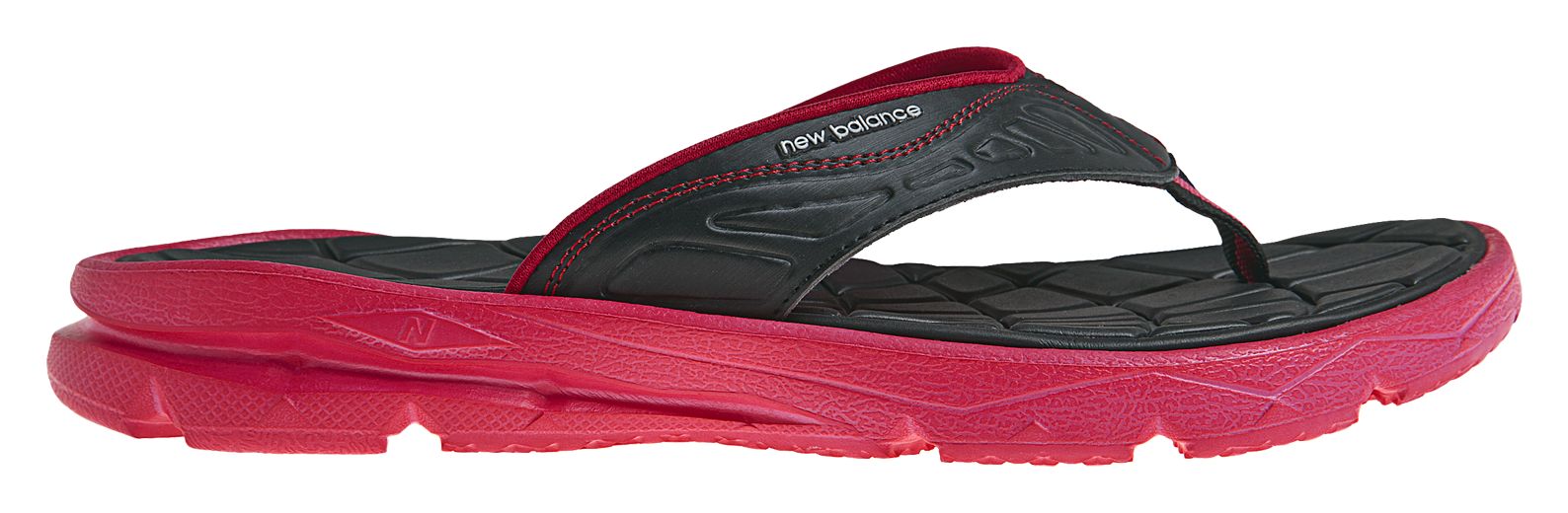 Rev Thong, Black with Hot Pink