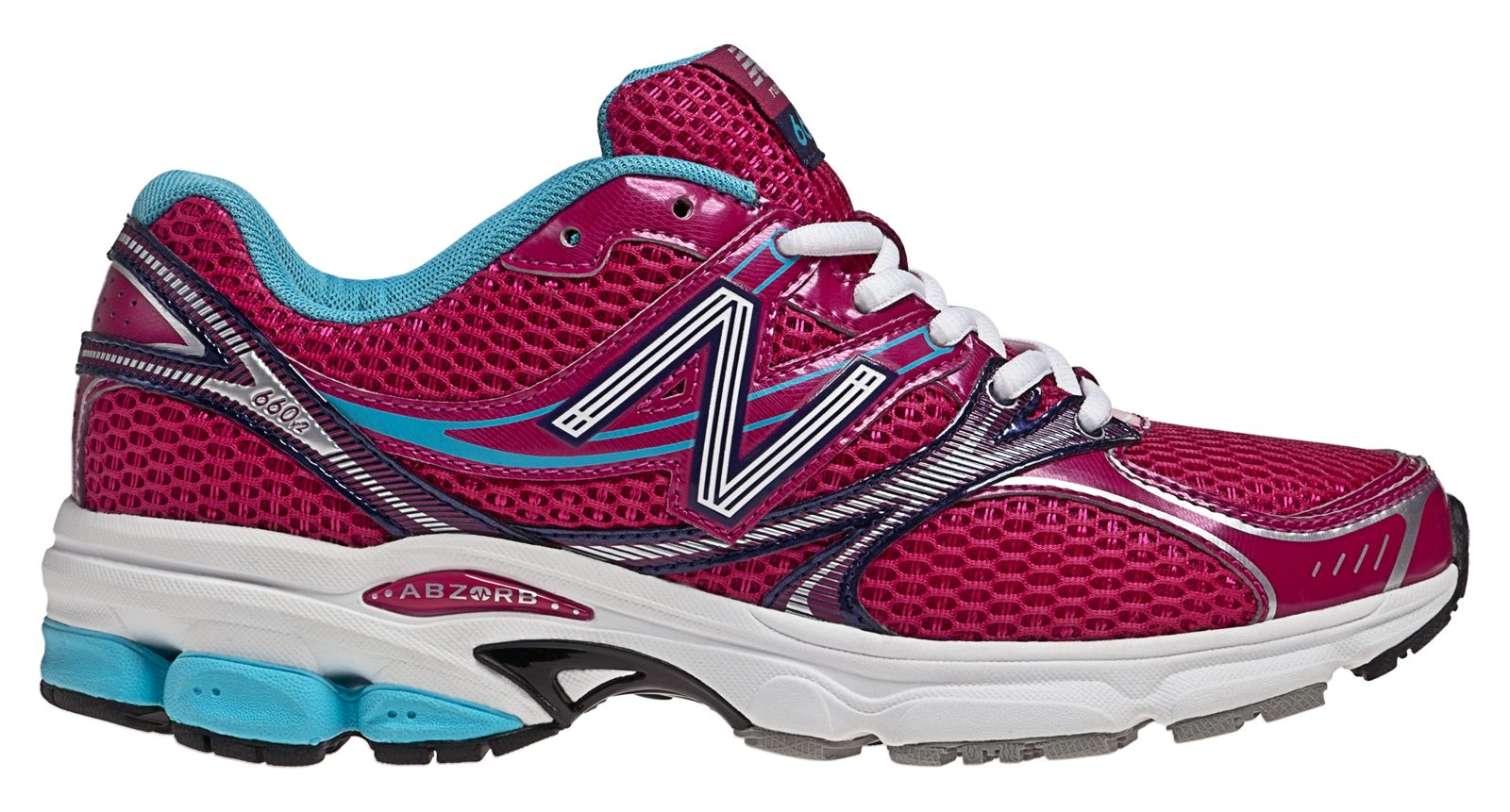 New Balance 660v2, Red with Blue Atoll & White